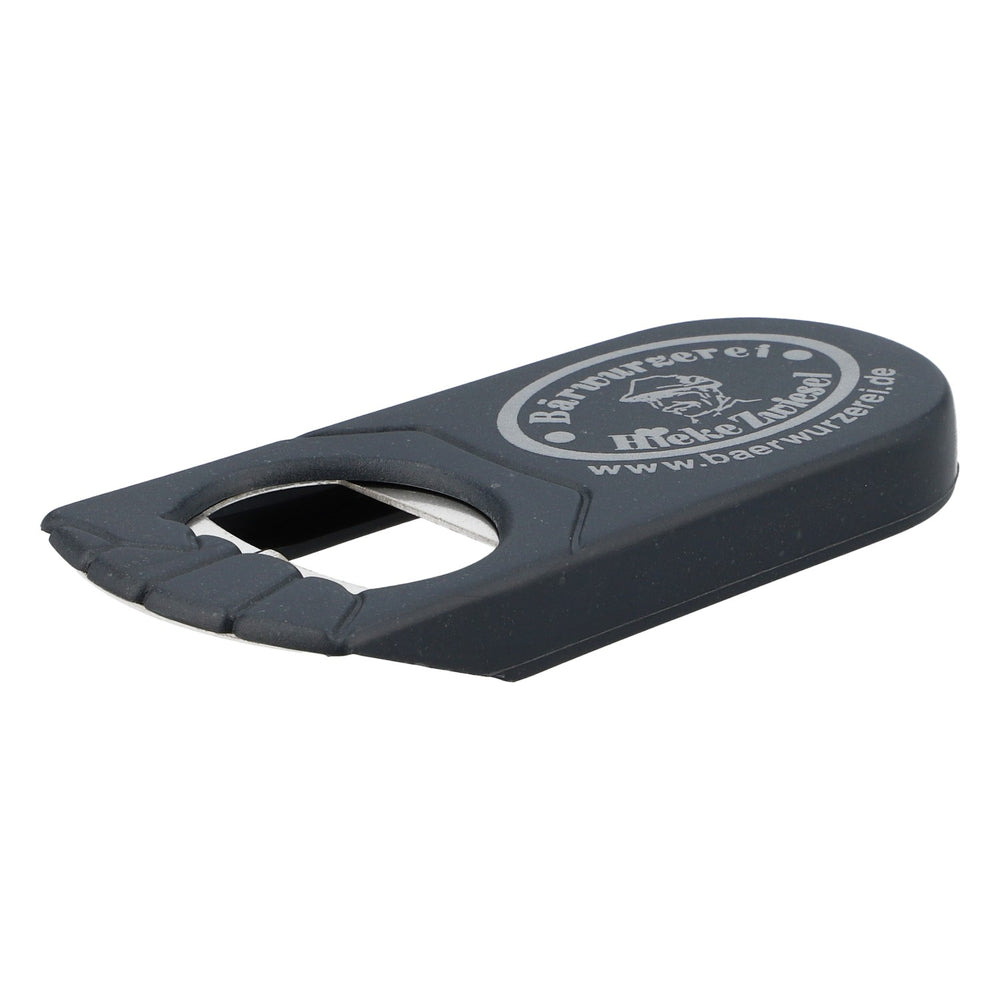 Bärwurzerei Hieke Zwiesel - Ouvre-bouteille pour liqueur, noir, logo gris