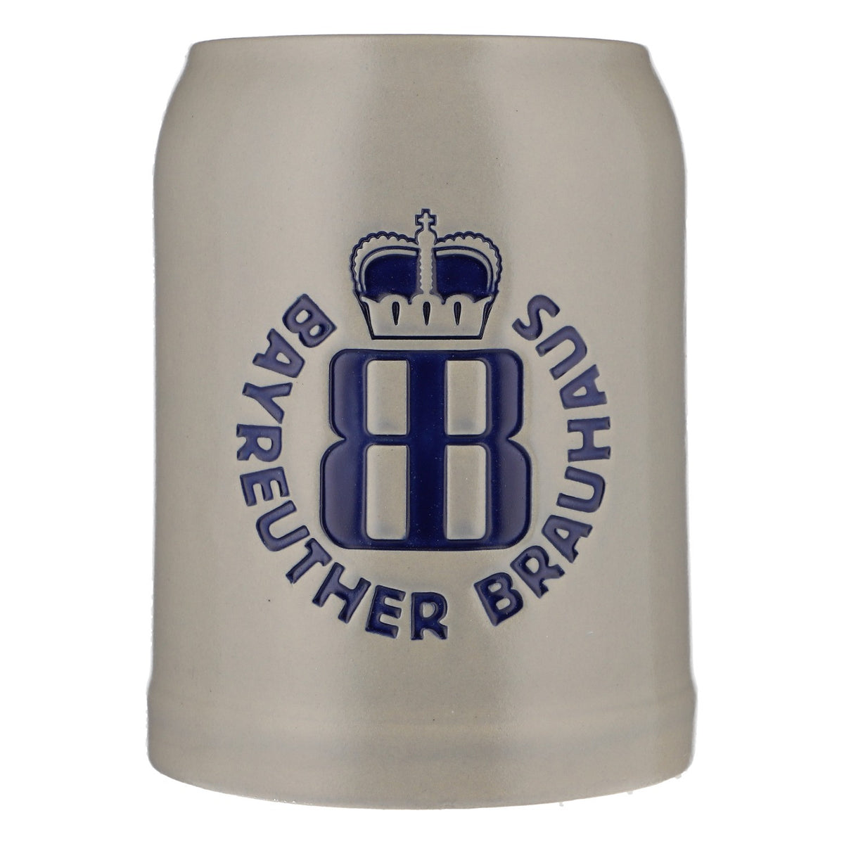 Bière Bayreuther Brauhaus Verre Pot en grès Seidel Pot en argile 0,5 l « Oranament »