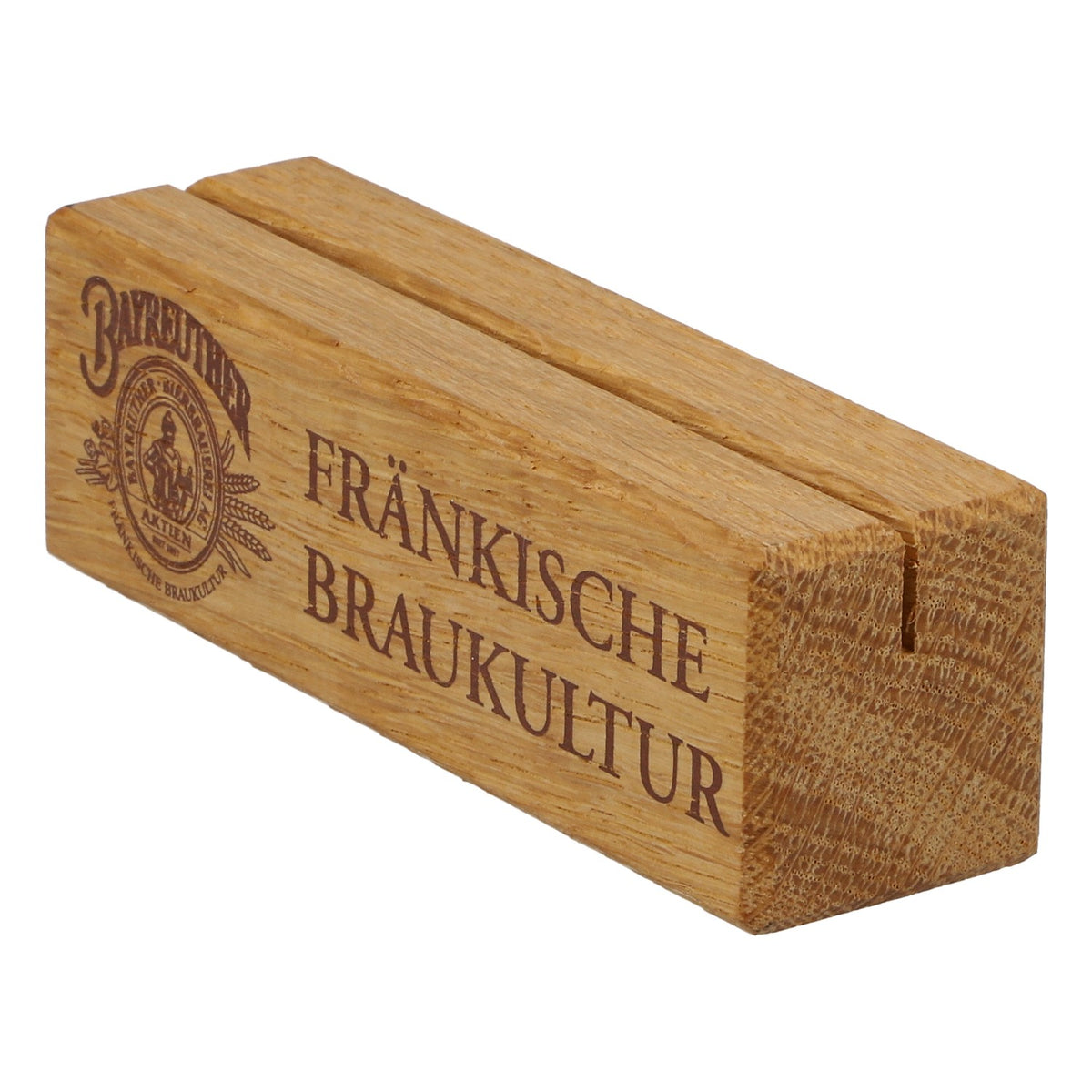 Bayreuther Brauhaus, présentoir de table en bois massif « Culture brassicole franconienne » ne – Vue 4