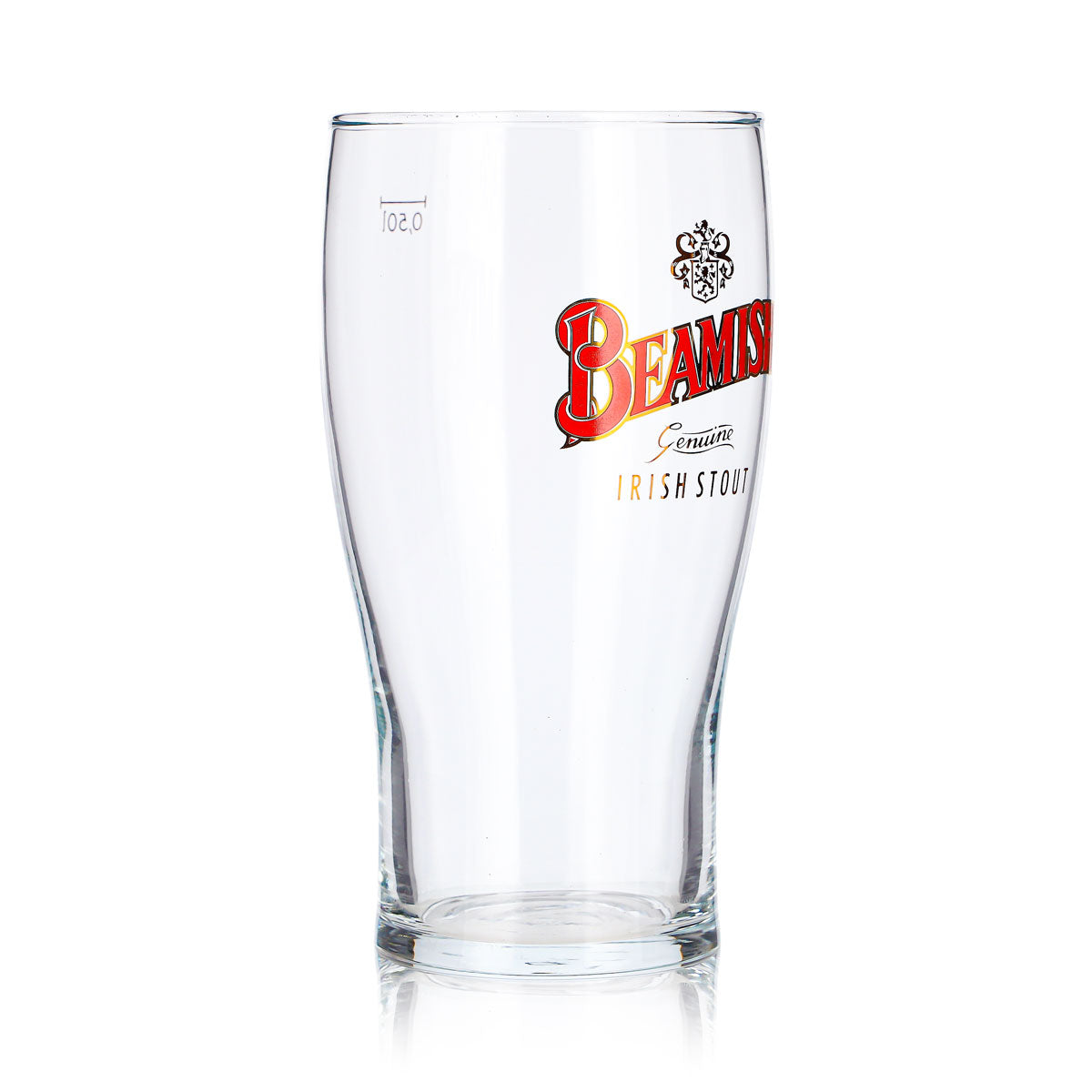 Verre à bière Beamish 0,5 l, logo « Irish Stout » avec blason – Vue 3