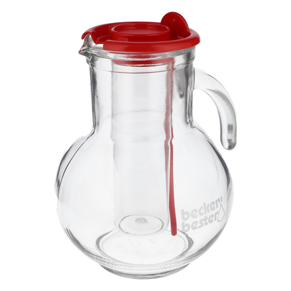 Beckers Bester Saft Carafe Carafe à eau avec tube à glace et agitateur – Vue 2