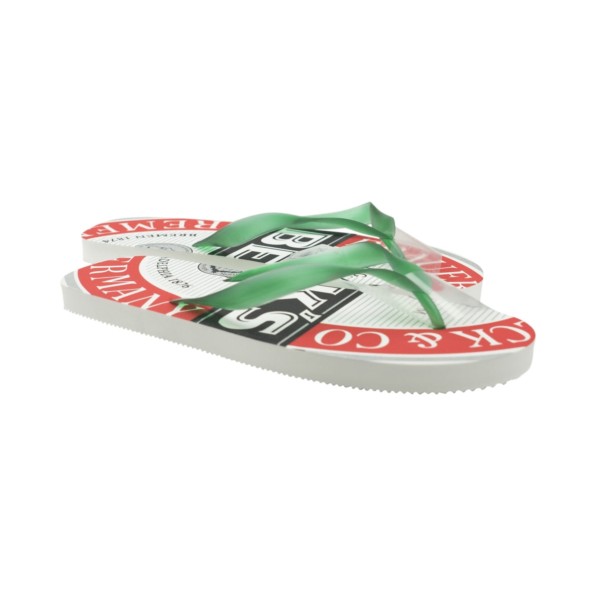 Chaussures de bain Becks Bier, taille 42-45, tongs de plage, collectionneur – Vue 2