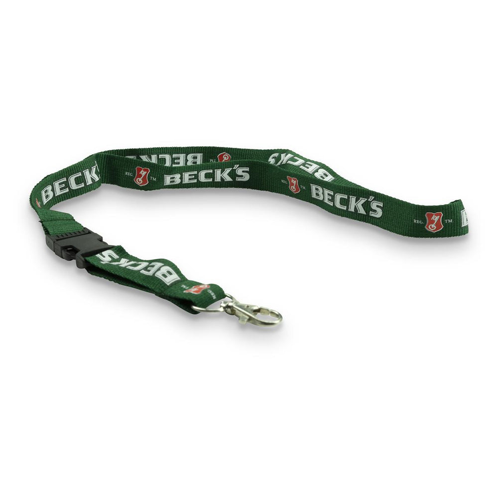 Becks Bière Lanière verte Mousqueton Lanière Porte-badge Accessoire