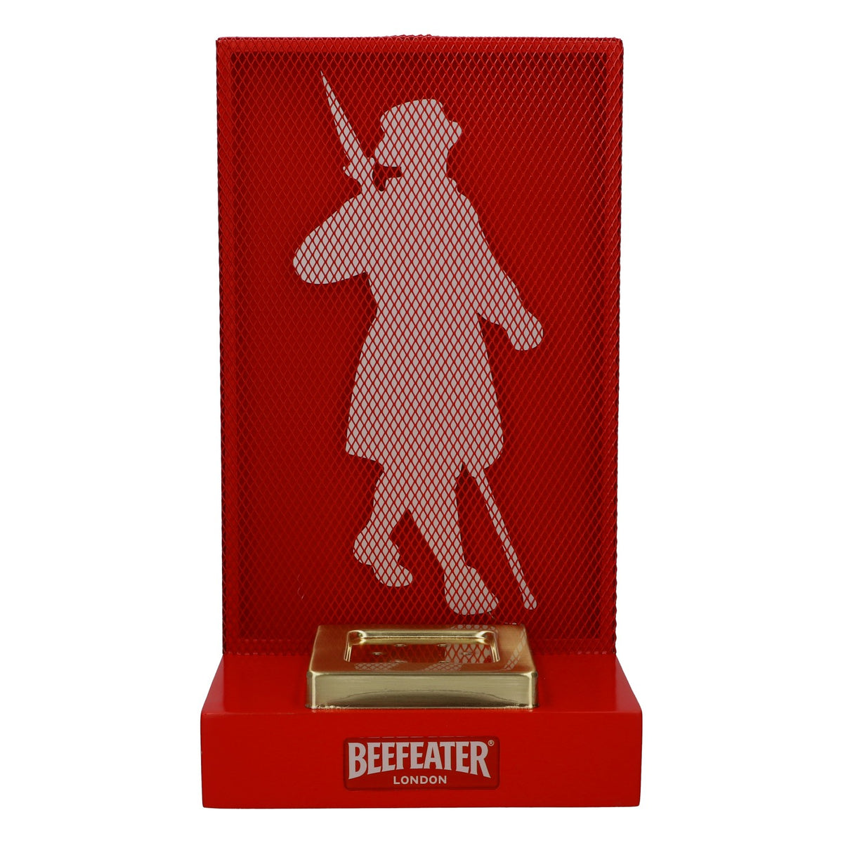 Présentoir à bouteille LED « Beefeater Gin Glorifier » avec grille en aluminium, batterie et bloc d'alimentation – Vue 2