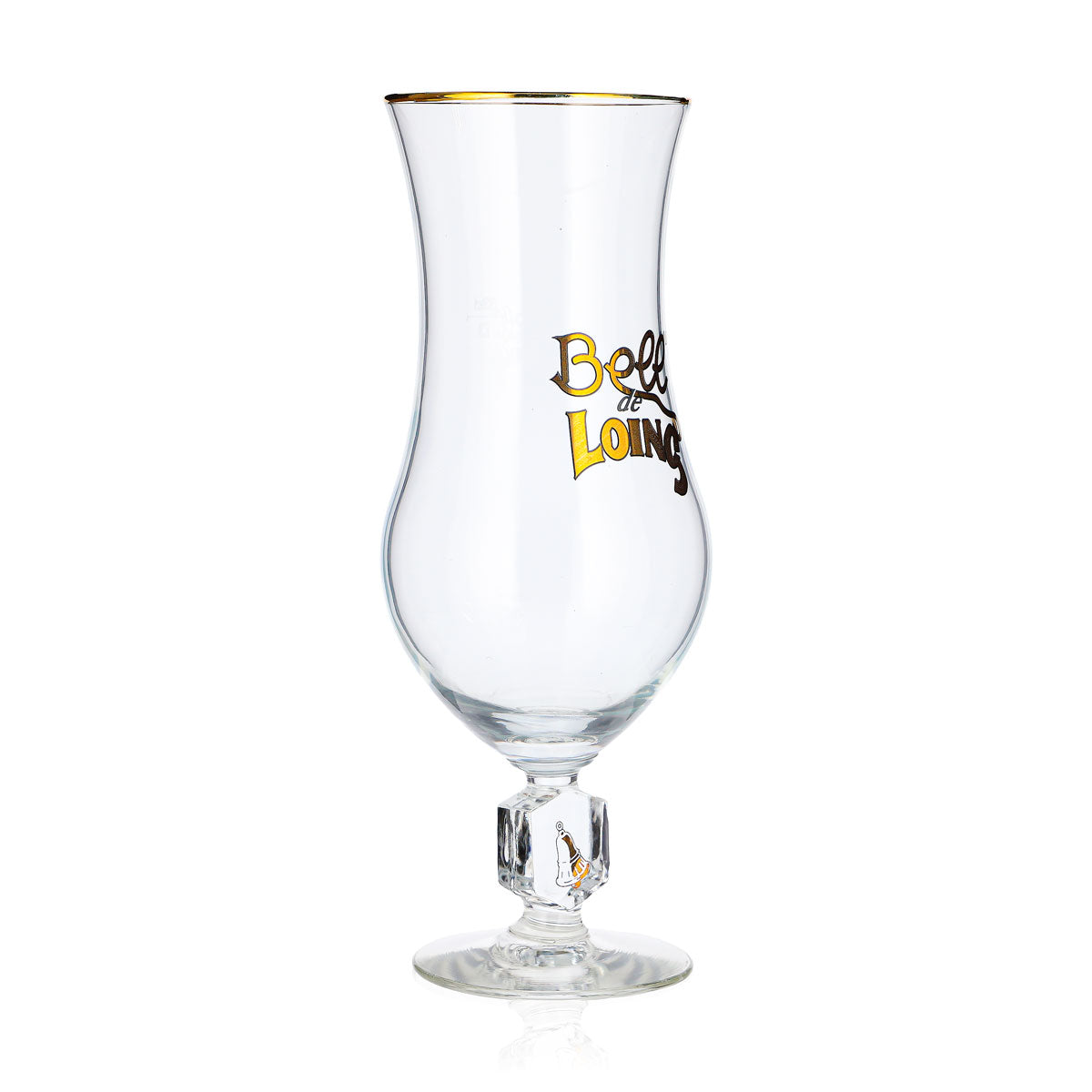 Verre à bière « Bell' De Loing » 0,33 l, forme calice, bord doré, Durabor – Vue 2