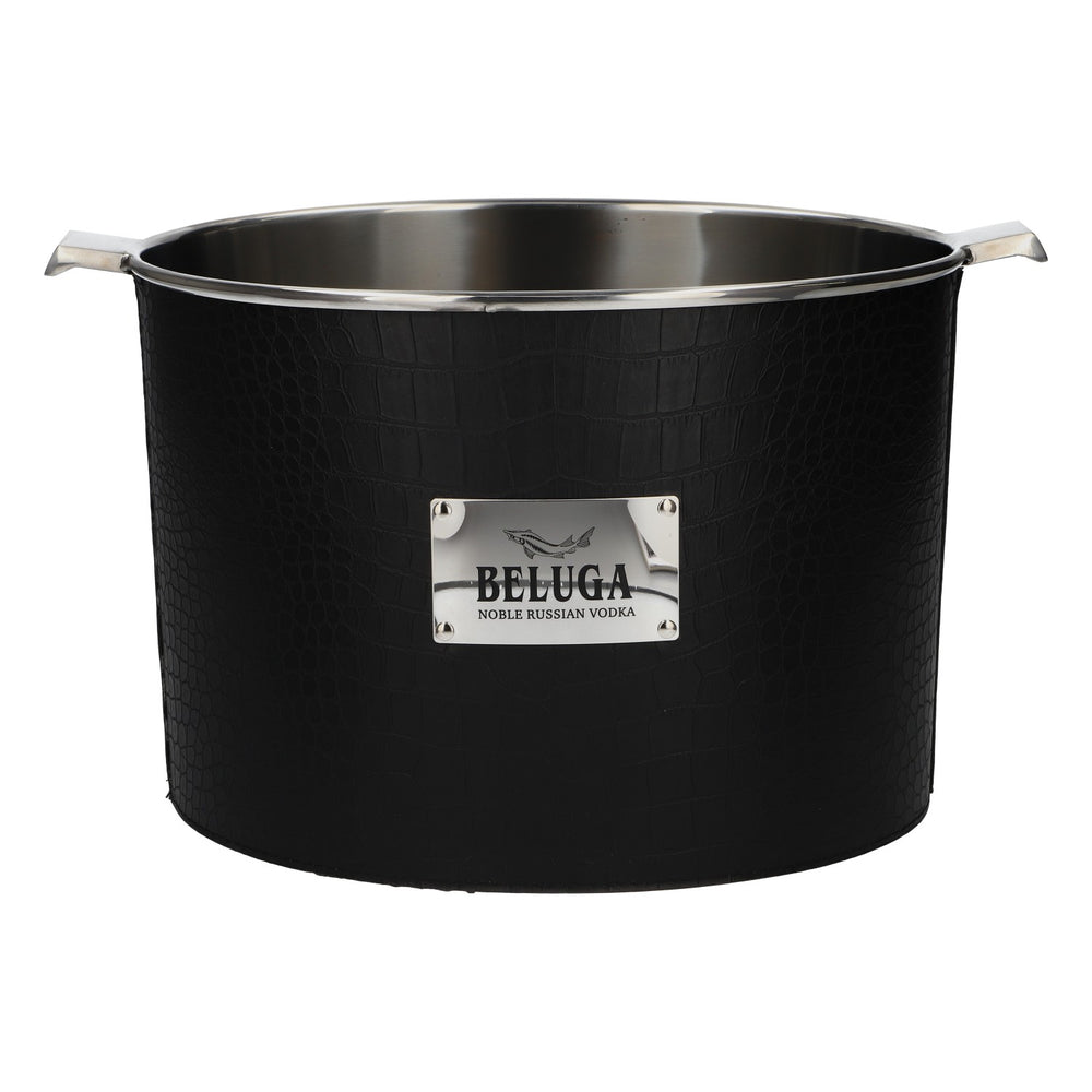 Glacière pour vodka Beluga NEUVE, dans son emballage d'origine, pour bouteilles, décoration de bar, fête, noire