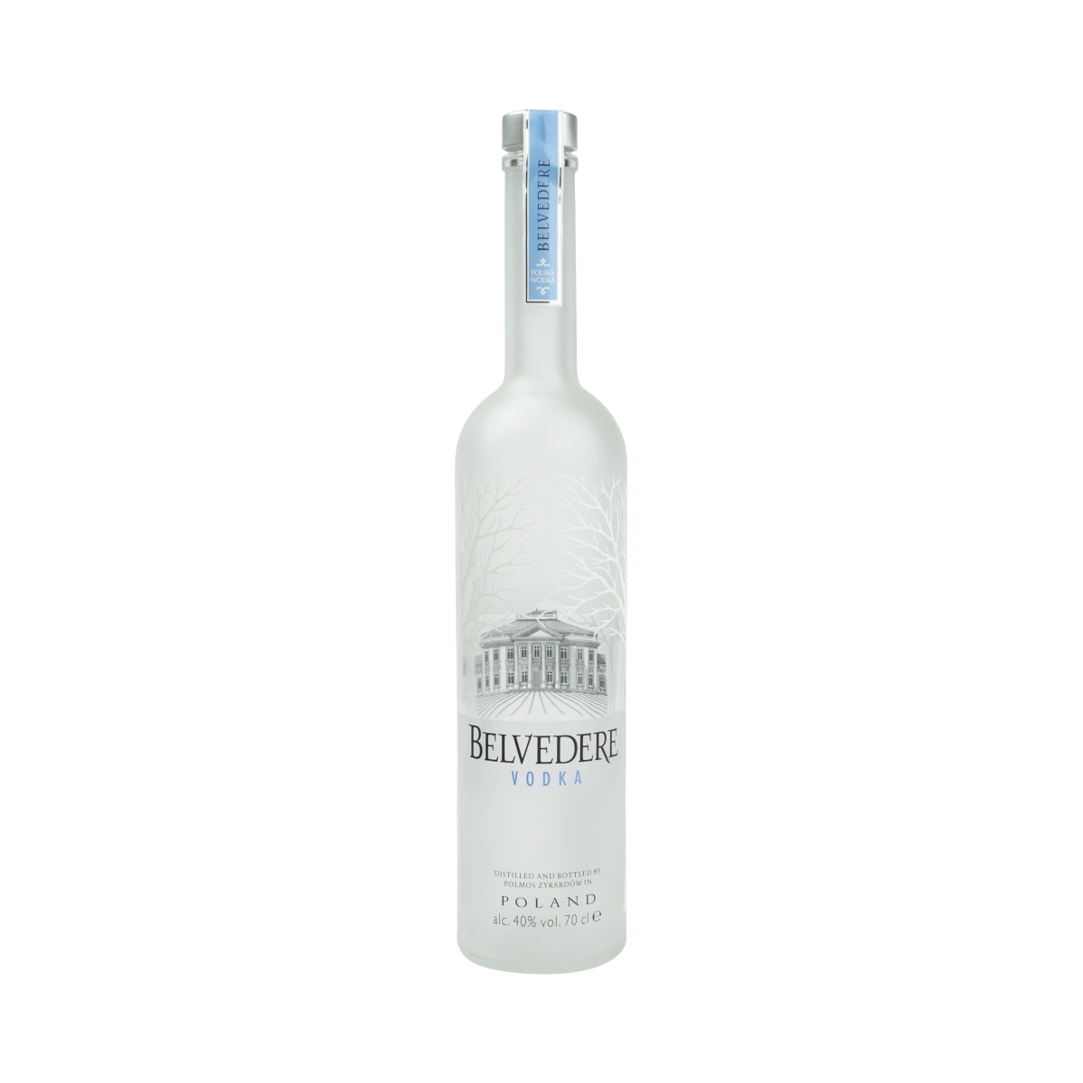 Belvedere Vodka 0,7 l bouteille vide présentoir décoratif pour bar mannequin vide