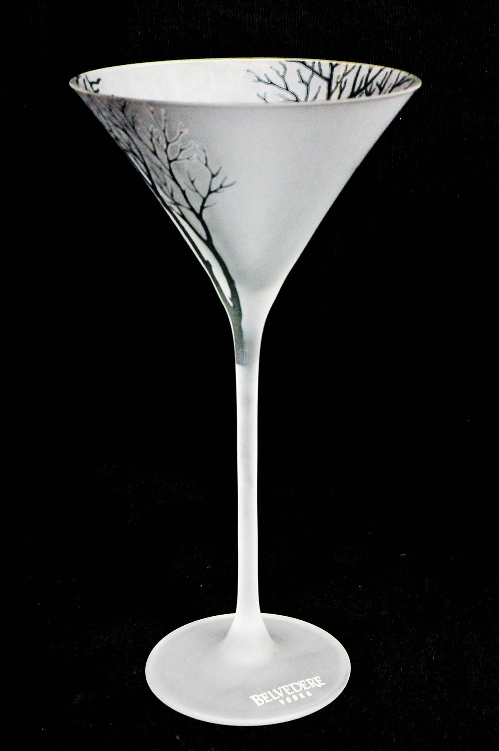 Verre à cocktail Belvedere Vodka Verres à vodka Signature arborée blanc satiné