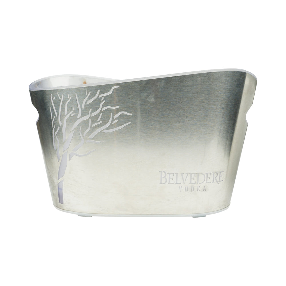 Refroidisseur à vodka Belvedere Magnum d'occasion, bac à glaçons, bouteilles, boîte, bar