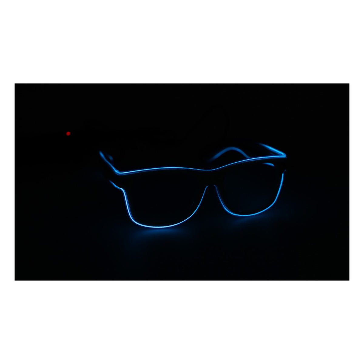 Lunettes Belvedere Vodka LED Lunettes de soleil Lunettes de fête Lunettes Mall Monture bleue – Vue 6