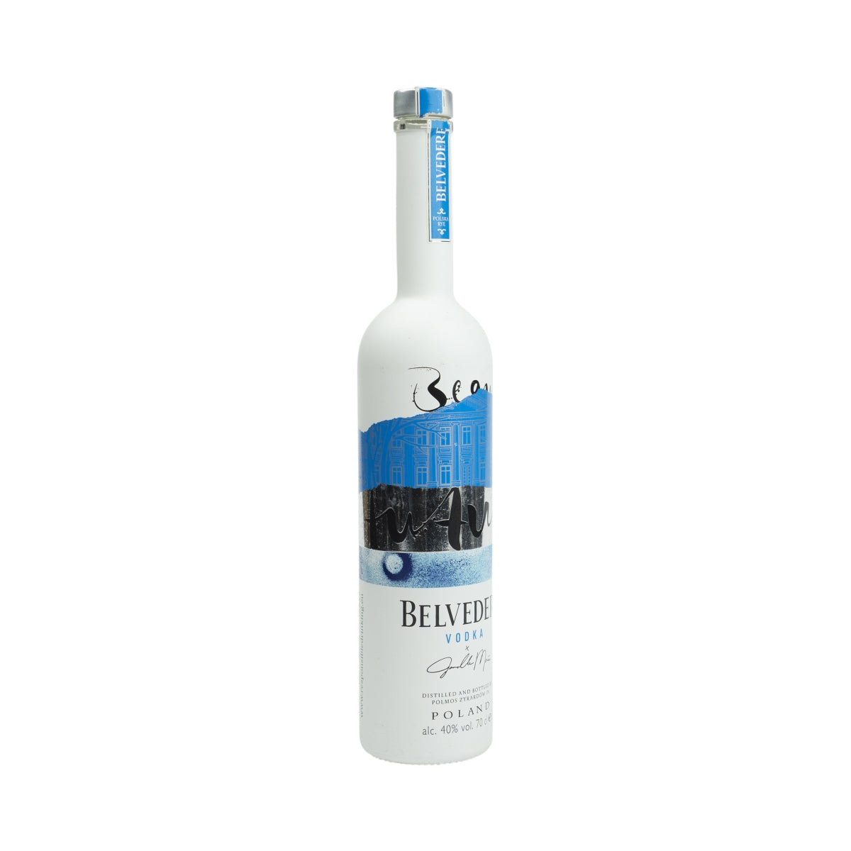 Bouteille vide de vodka Belvedere 0,7 l  Édition spéciale JANELLE MONÁE Décoration artisanale Bar – Vue 3