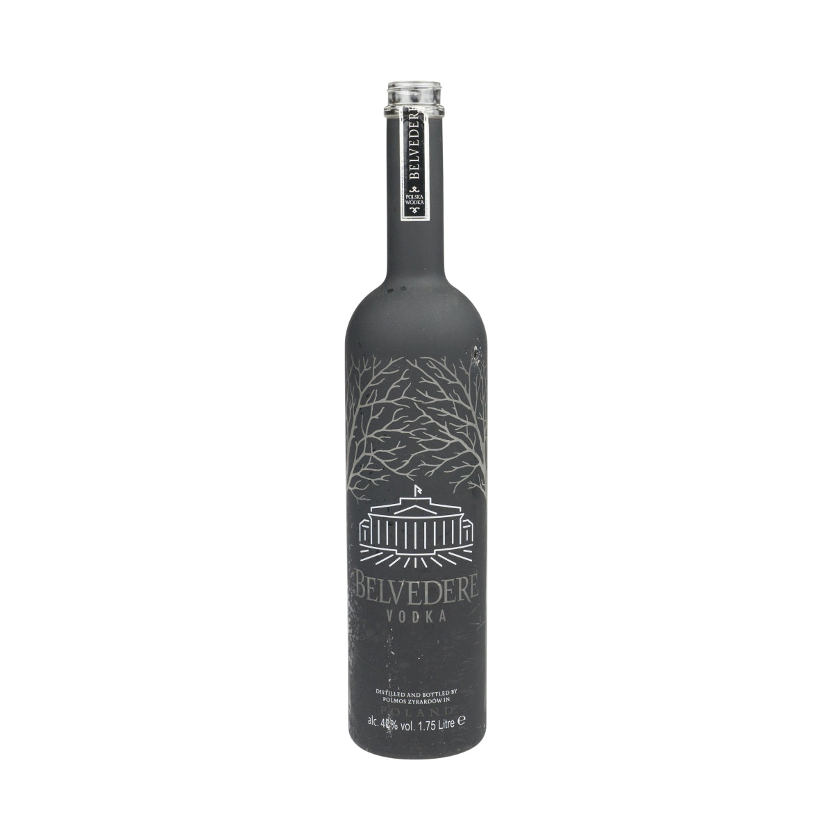 Belvedere Vodka BOUTEILLE vide 1,75 l noir mat LED décoration tirelire bricolage bar