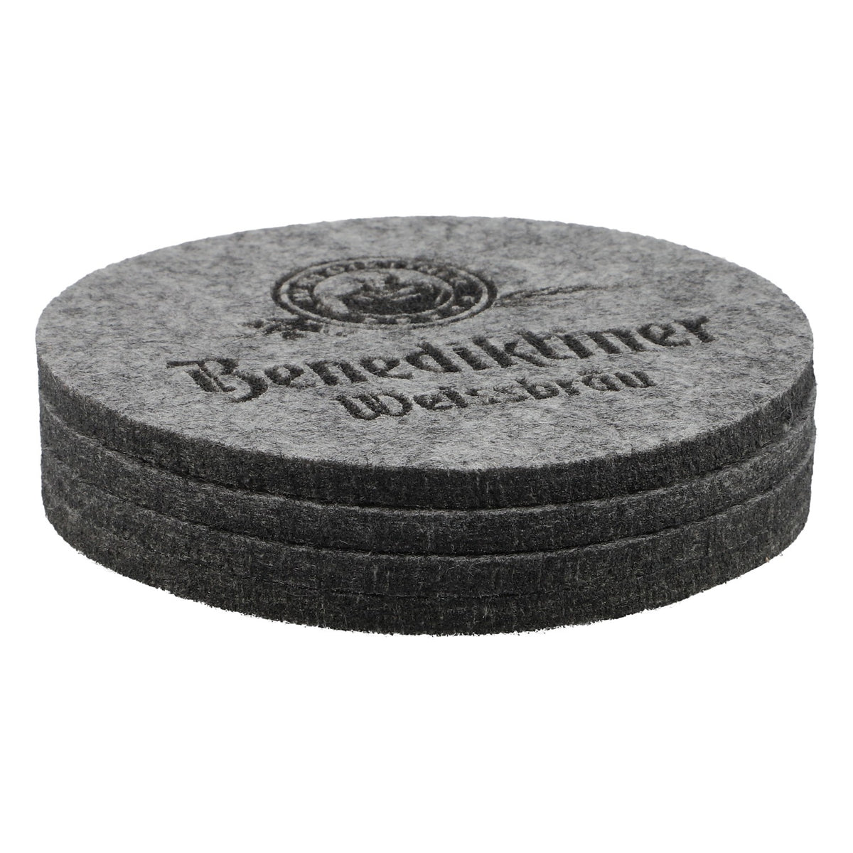Lot de 4 sous-verres en feutre pour bière bénédictine – Accessoires de bar – Protection de table – Vue 2