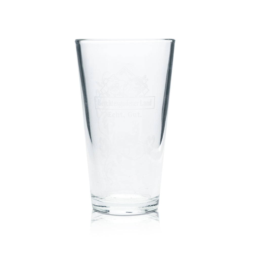 Berchtesgadener Milch Pot en verre 0,3 l Verres Pot en verre Campagne Ferme Gastronomie Eau Jus Bar