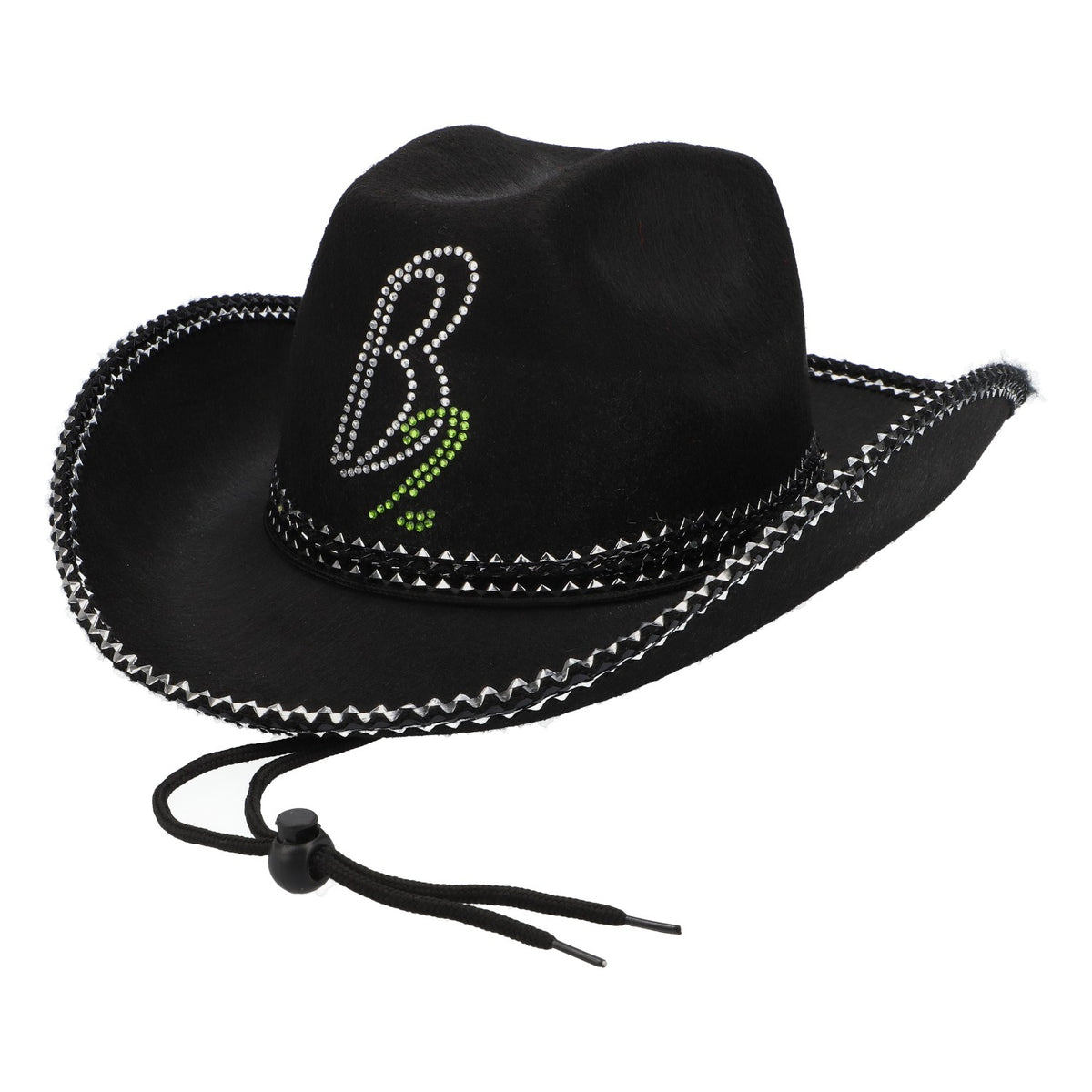 Berentzen Liqueur Chapeau Chapeau de cowboy Chapeau d'été Chapeau texan Dallas Noir  « B2 »