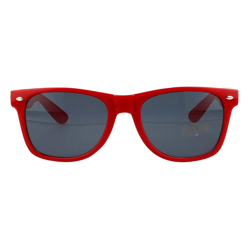Lunettes de soleil Berentzen rouges, protection UV 400  Wayfarer Party Festival