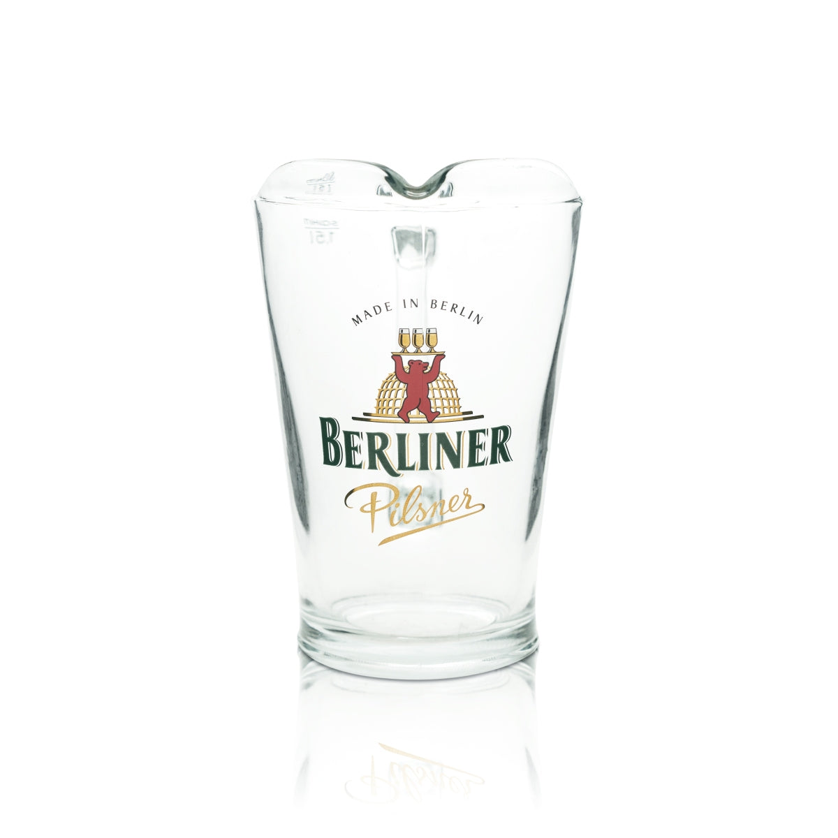 Carafe à bière berlinoise Pilsener 1,5 l avec bec verseur Sahm Kruke Brauerei