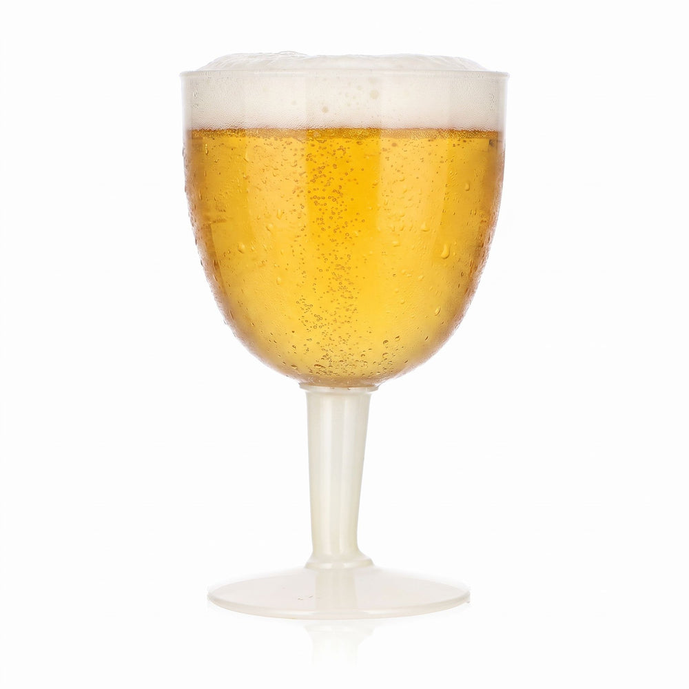 Verre à bière, verre à pied, verre en faïence, gobelet de collection, chope, 0,42 l, dépoli, motif Rastal