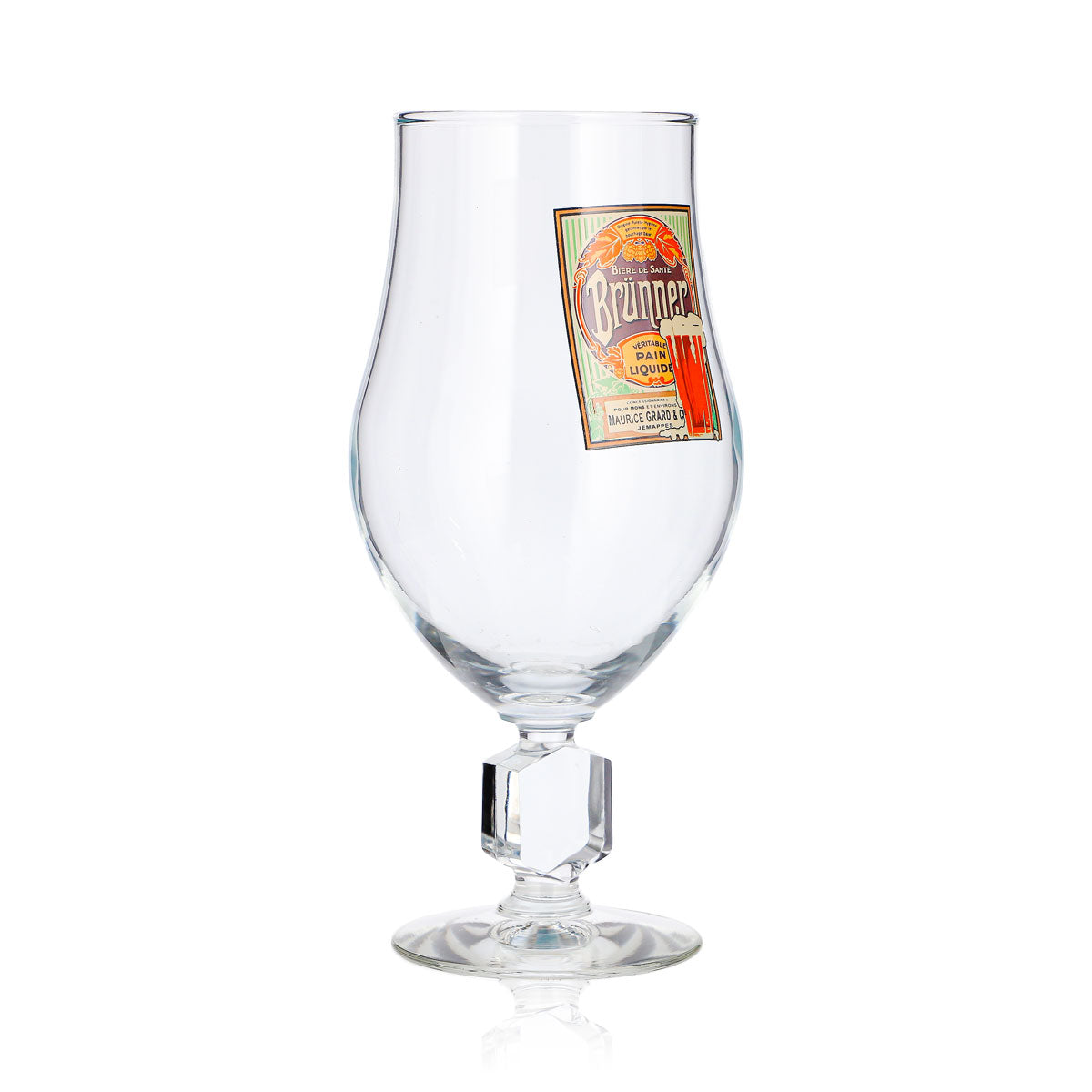 Verre à bière « Bière de Santé » de Brunner, 0,45 l, modèle « Pokal », Durobor Echanson – Vue 3