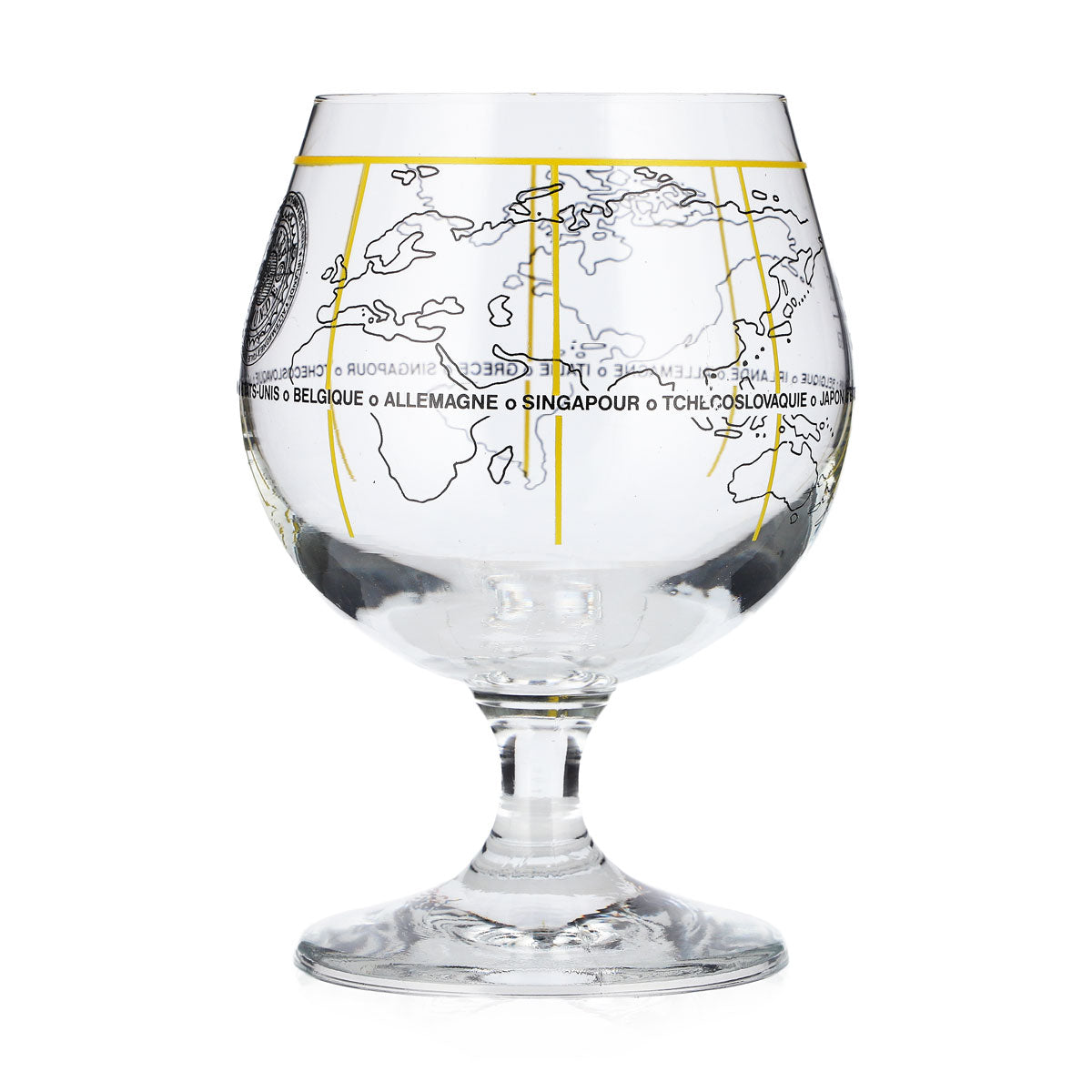 Verre à bière « Bieres du Monde » 0,25 l, forme de coupe, carte du monde, Rastal – Vue 4