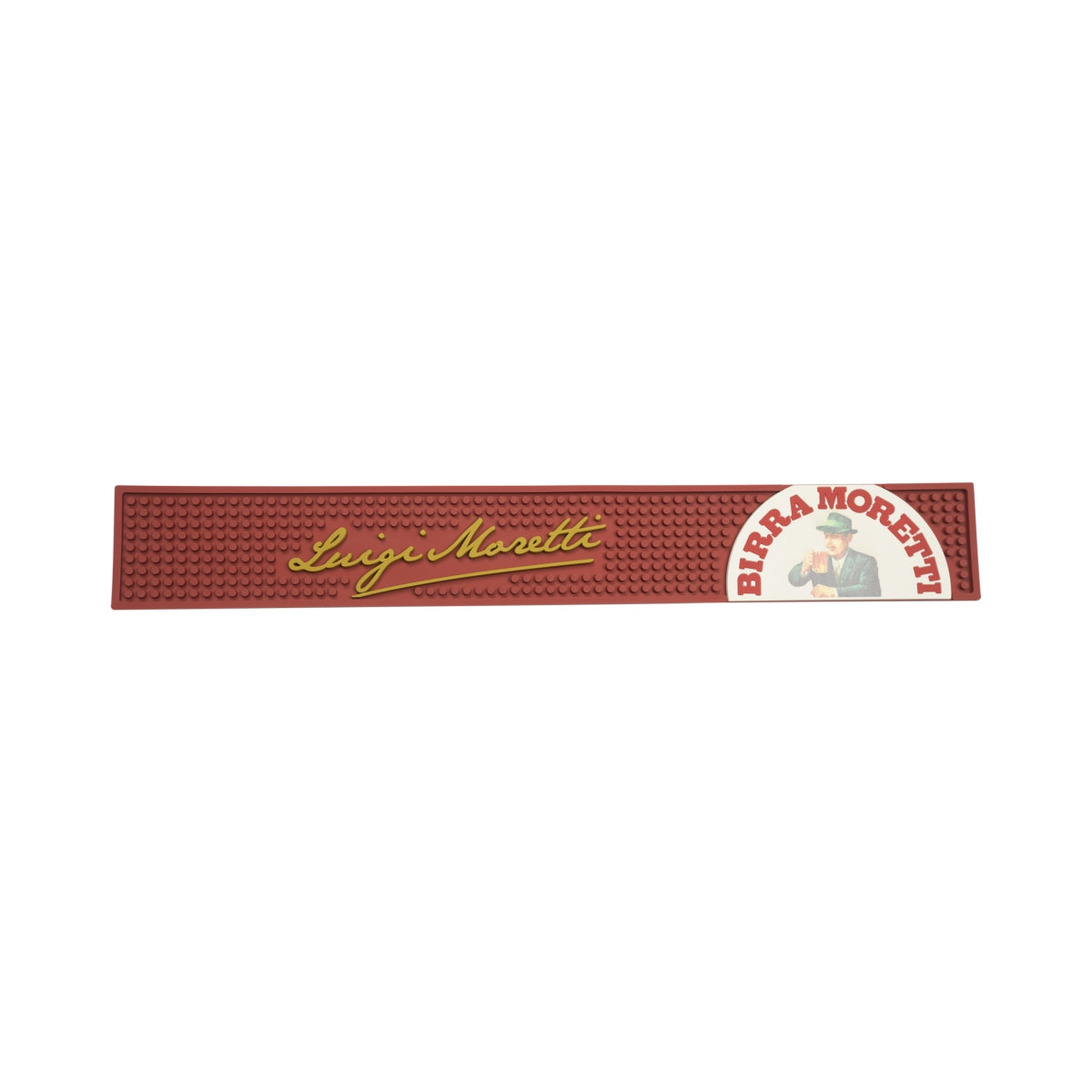 Birra Moretti Bière Barmatte Luigi Italie Verres Égouttoir Runner Beer