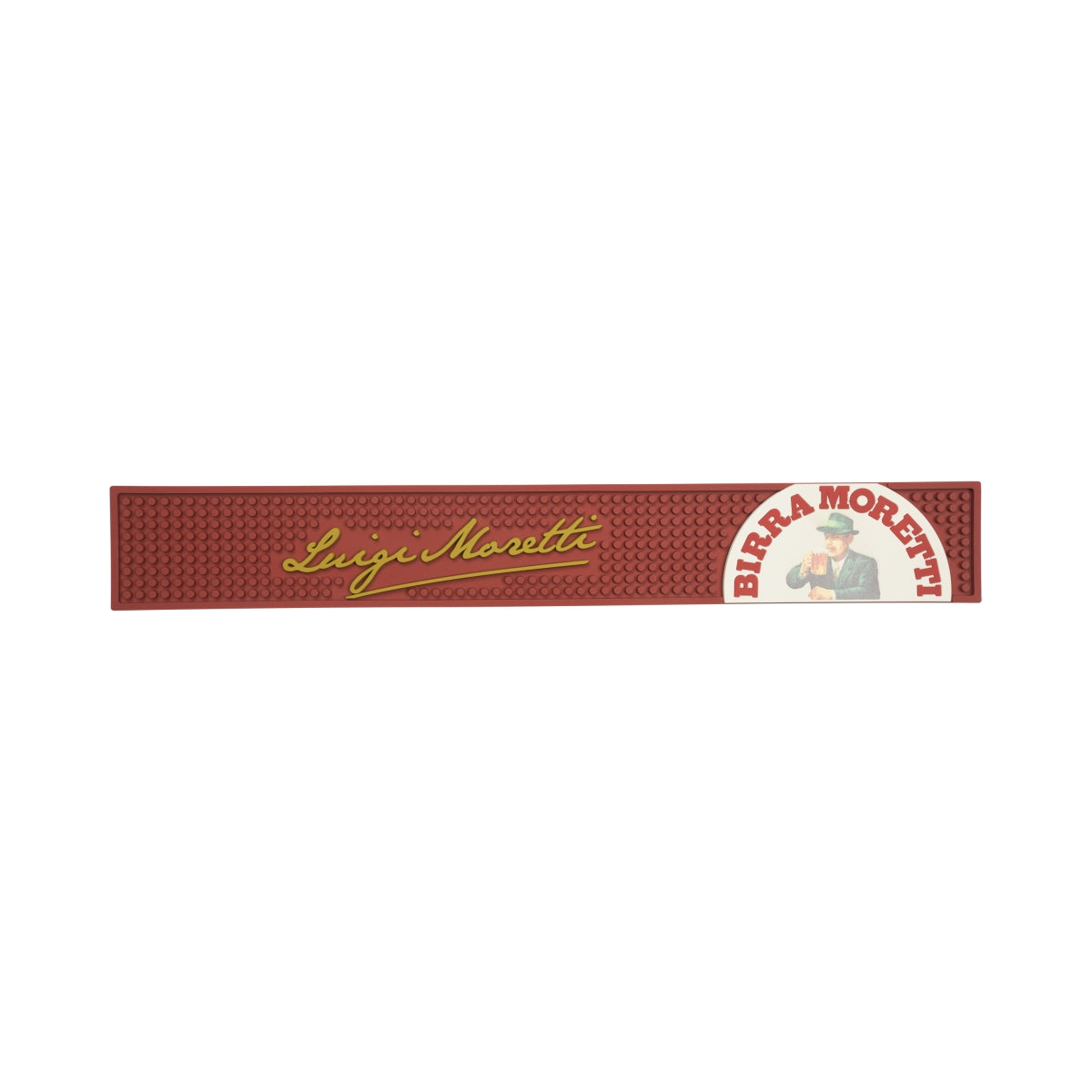 Birra Moretti Bière Barmatte Luigi Italie Verres Égouttoir Runner Beer – Vue 2