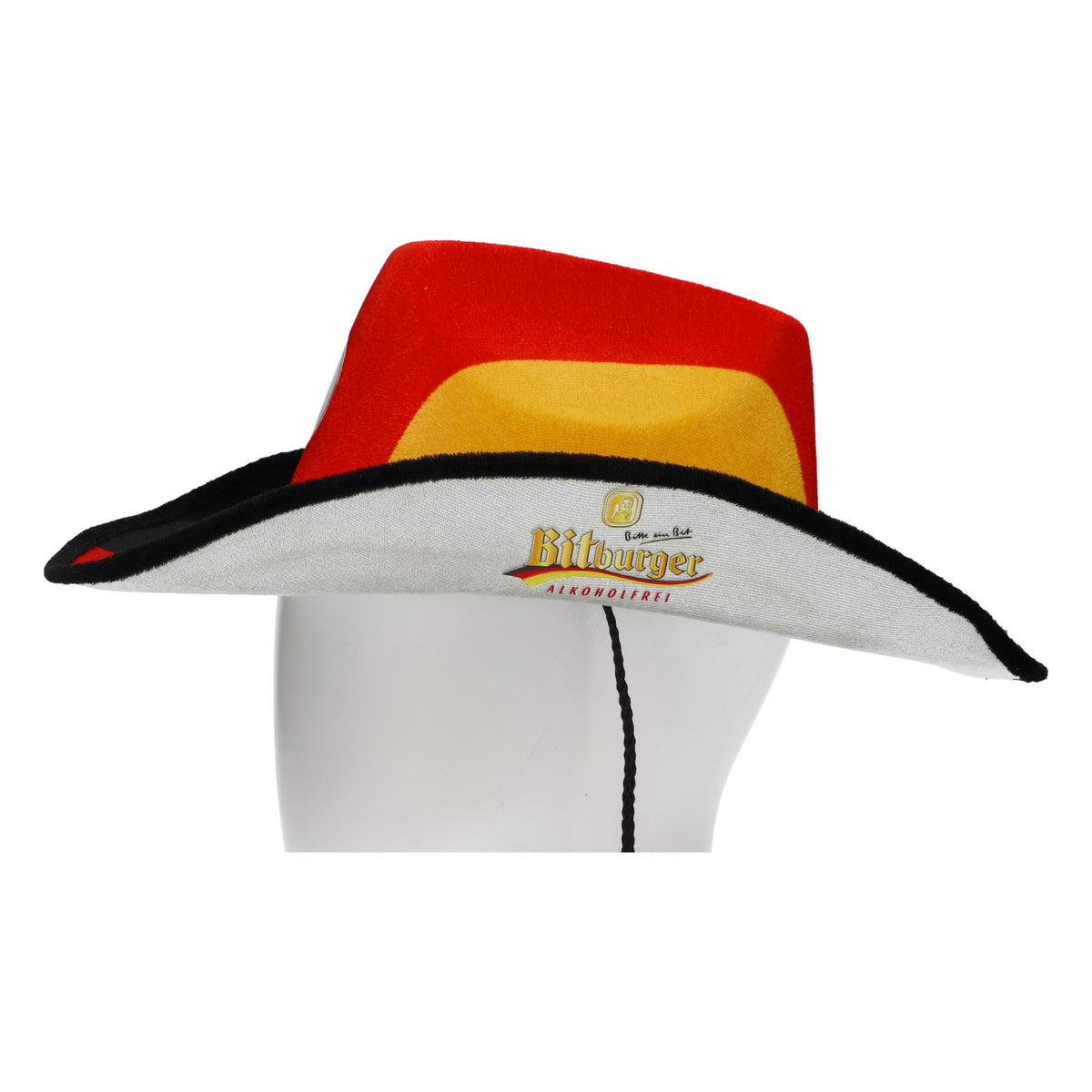 Chapeau de cowboy Bitburger Bier Allemagne – 20 ans de partenariat – Sans alcool – Vue 4