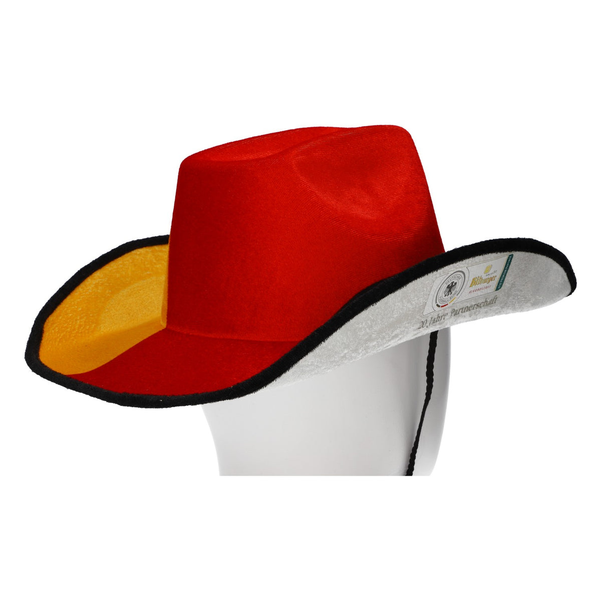 Chapeau de cowboy Bitburger Bier Allemagne – 20 ans de partenariat – Sans alcool – Vue 5