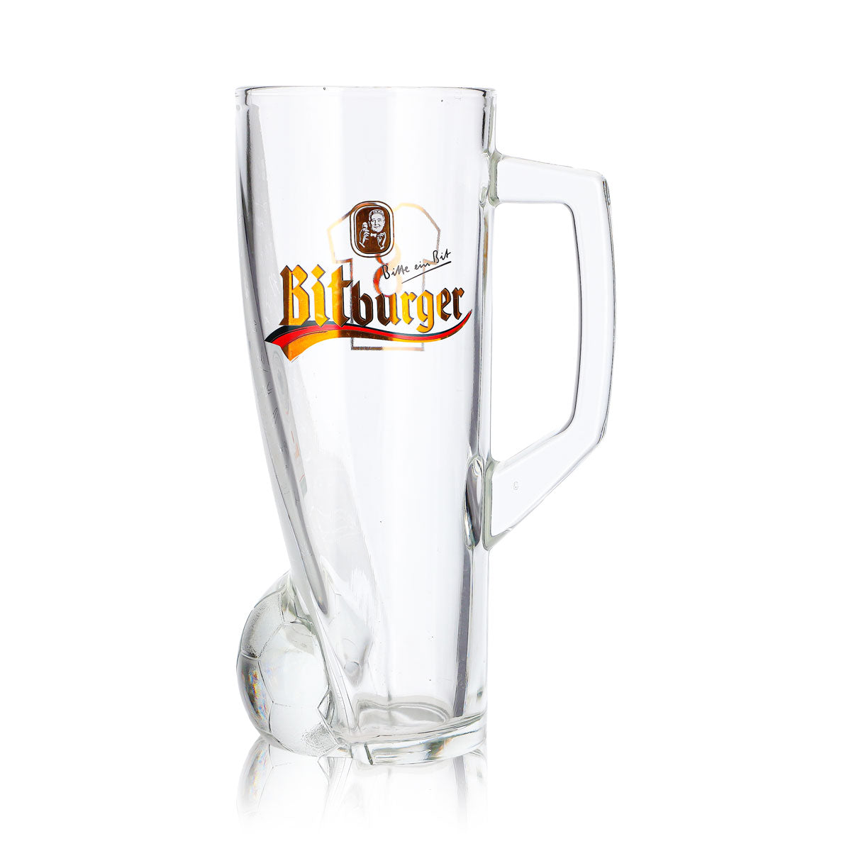 Verre à bière Bitburger 0,4 l, chope DFB Premium sans alcool, numéro de maillot 8 – Vue 2