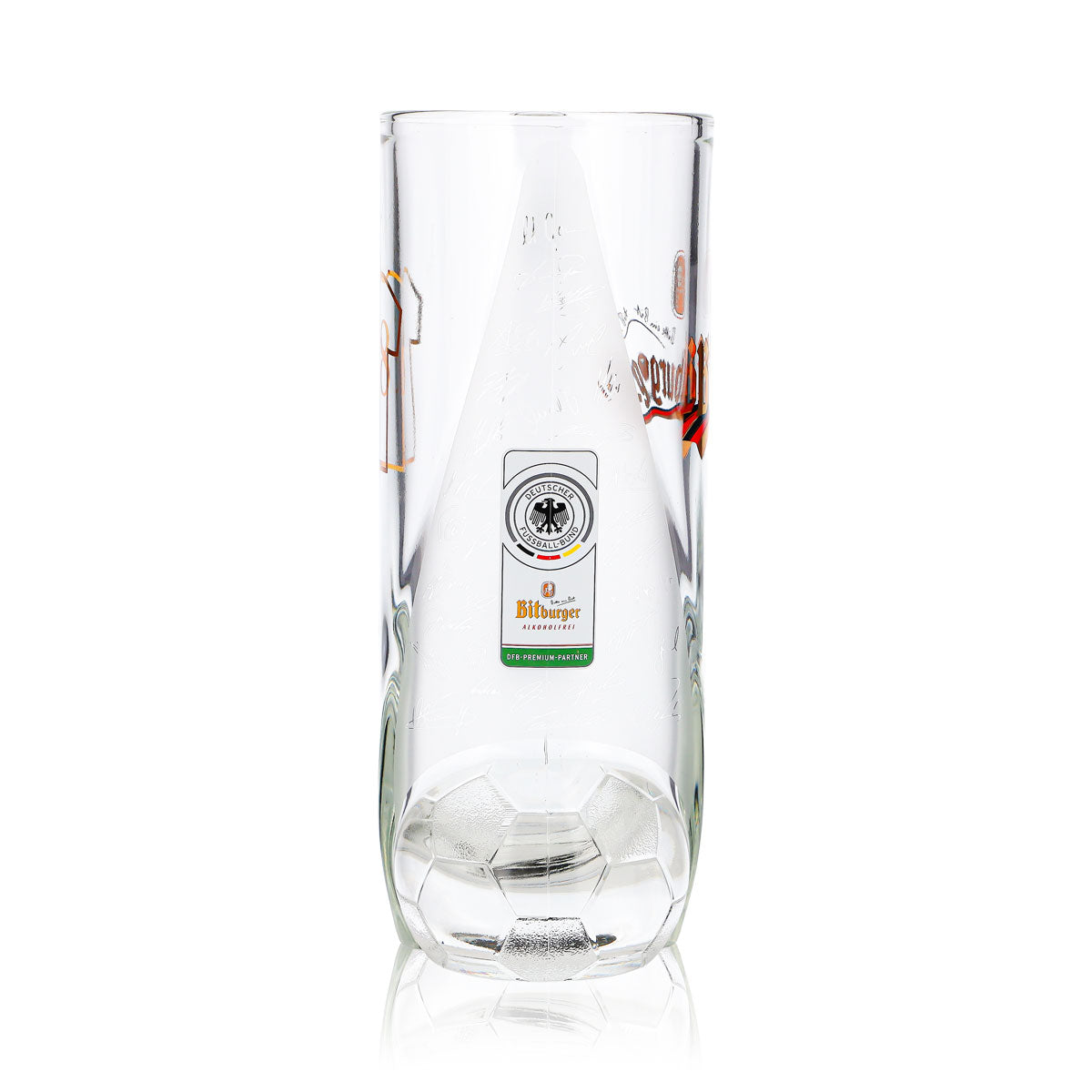 Verre à bière Bitburger 0,4 l, chope DFB Premium sans alcool, numéro de maillot 8 – Vue 4