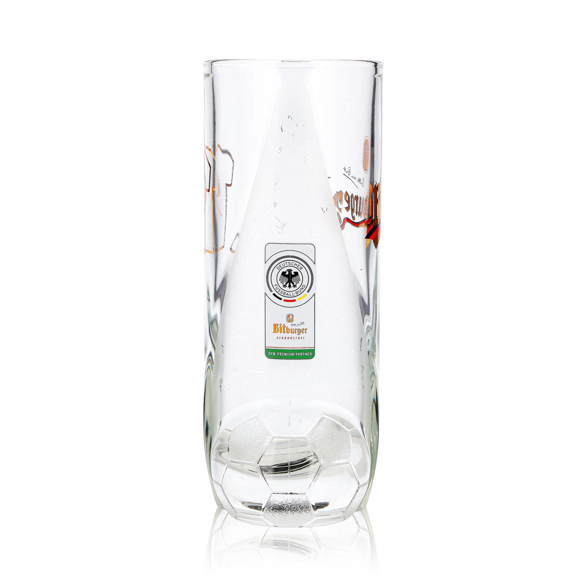 Verre à bière Bitburger 0,4 l, chope DFB Premium sans alcool, numéro de maillot 9 – Vue 4