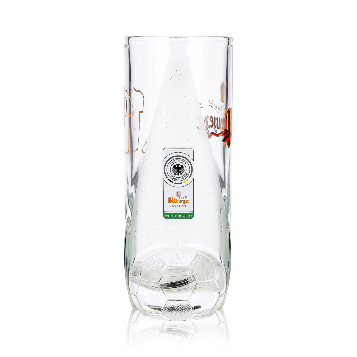 Verre à bière Bitburger 0,4 l, chope DFB Premium sans alcool, numéro de maillot 5 – Vue 4