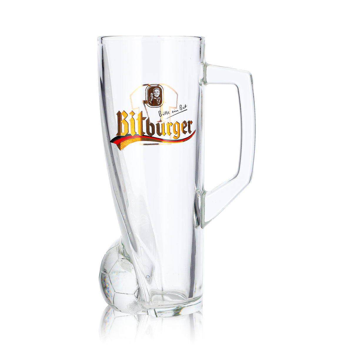 Verre à bière Bitburger 0,4 l, chope DFB Premium sans alcool, numéro de maillot 17 – Vue 2