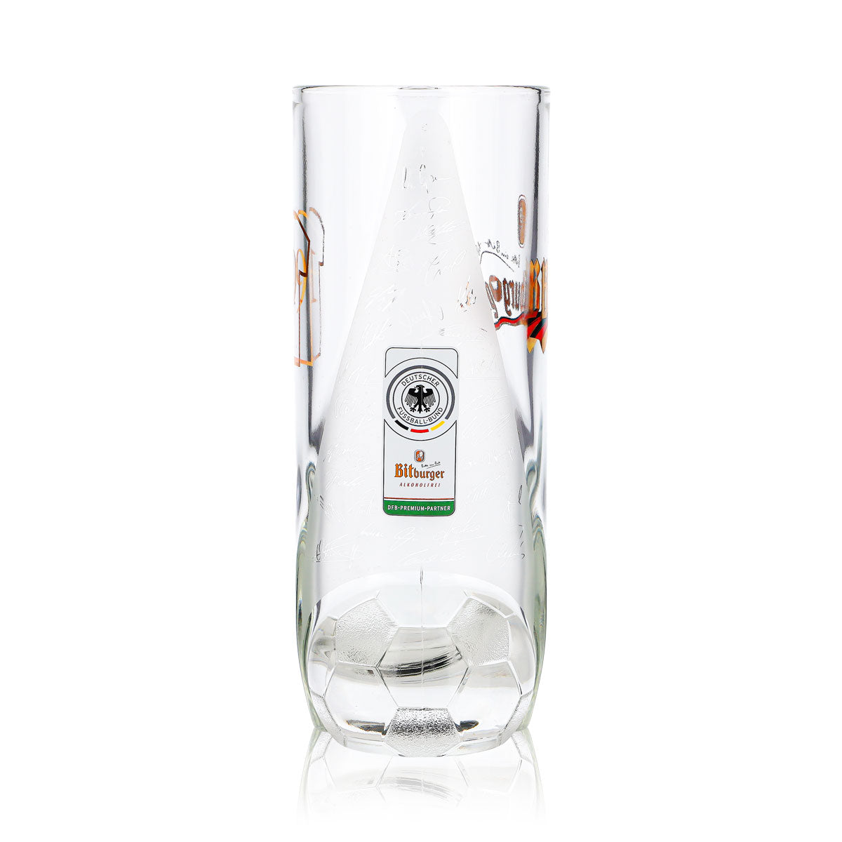 Verre à bière Bitburger 0,4 l, chope DFB Premium sans alcool, numéro de maillot 19 – Vue 4