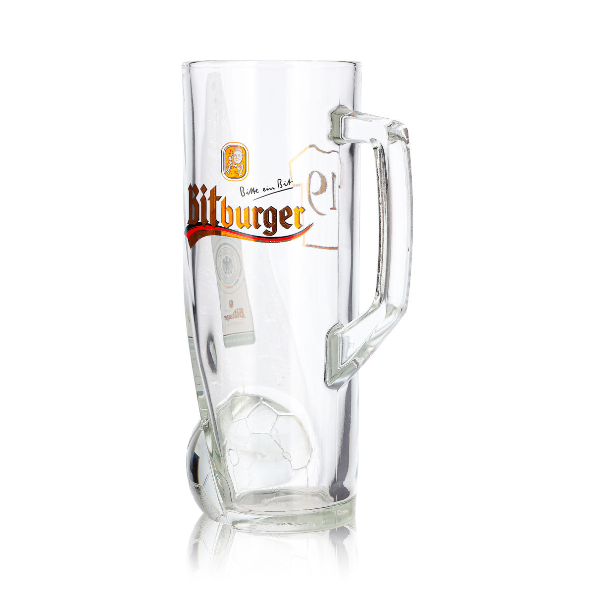 Verre à bière Bitburger 0,4 l, chope DFB Premium sans alcool, numéro de maillot 19 – Vue 6