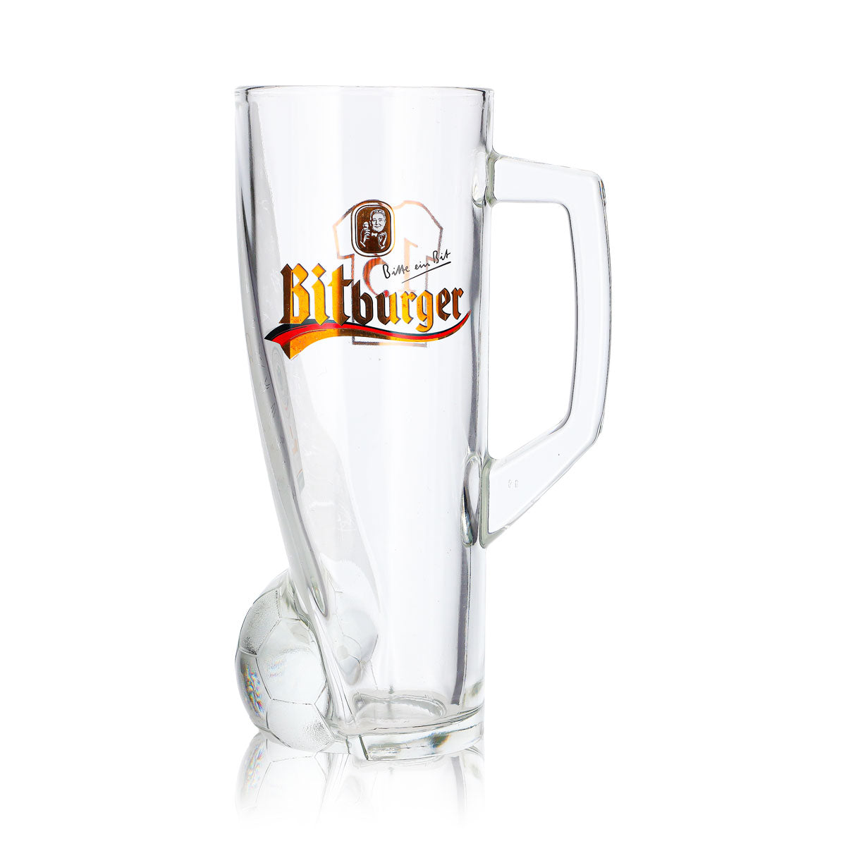 Verre à bière Bitburger 0,4 l, chope DFB Premium sans alcool, numéro de maillot 13 – Vue 2