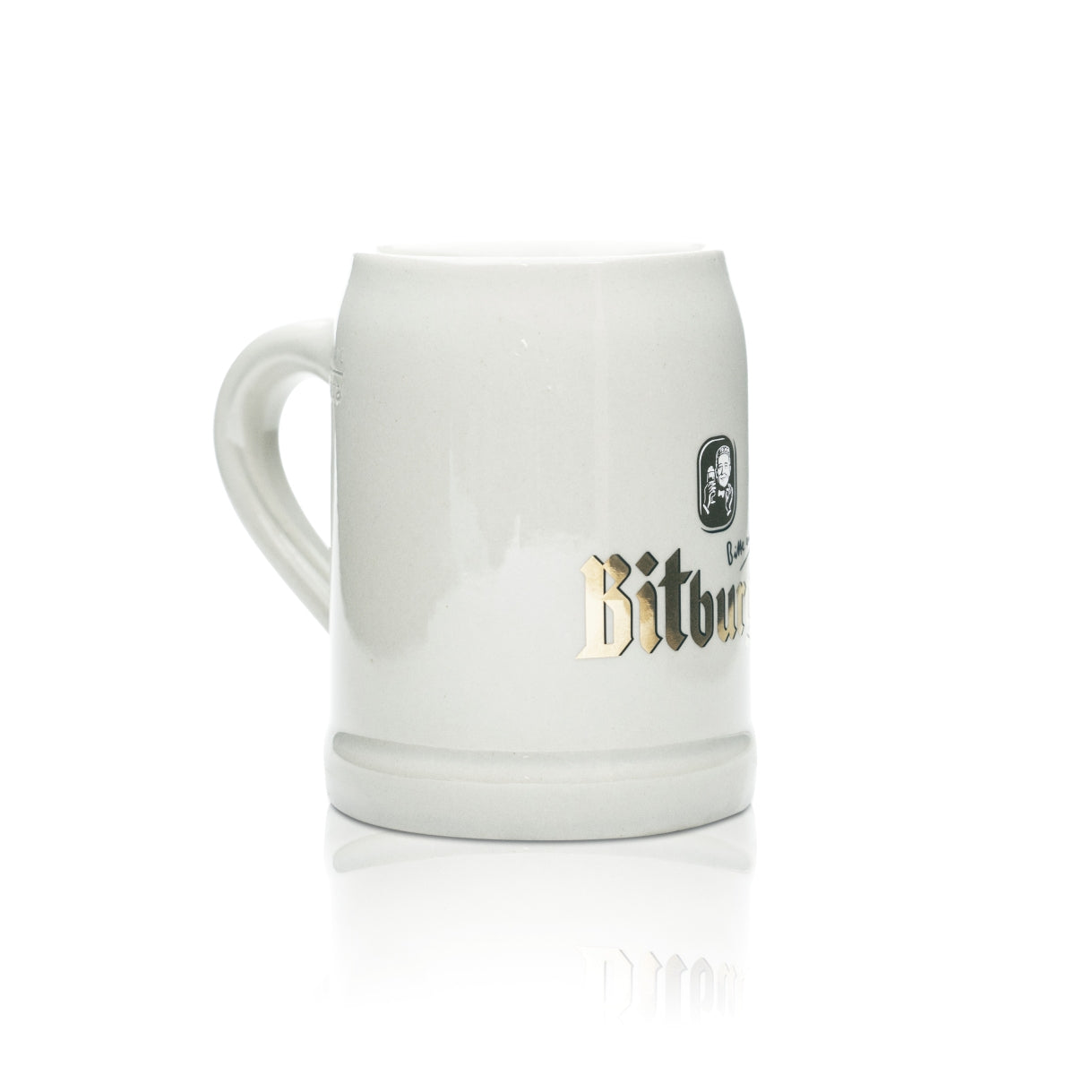 Verre à bière Bitburger 0,5 l, chope Seidel, verre à anse, verre en grès, gastronomie – Vue 3