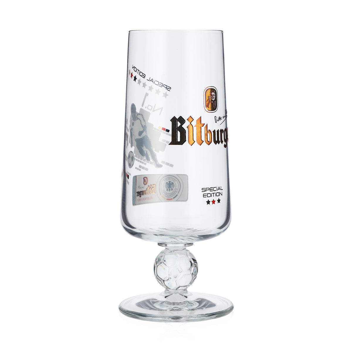Verres à bière Bitburger 0,25 l Édition spéciale n° 1 Coupe de football Tulipe – Vue 2