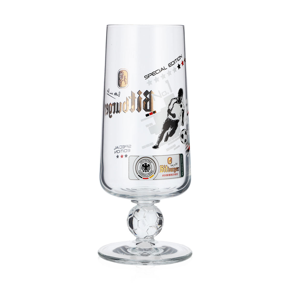 Verres à bière Bitburger 0,25 l Édition spéciale n° 1 Coupe de football Tulipe – Vue 4