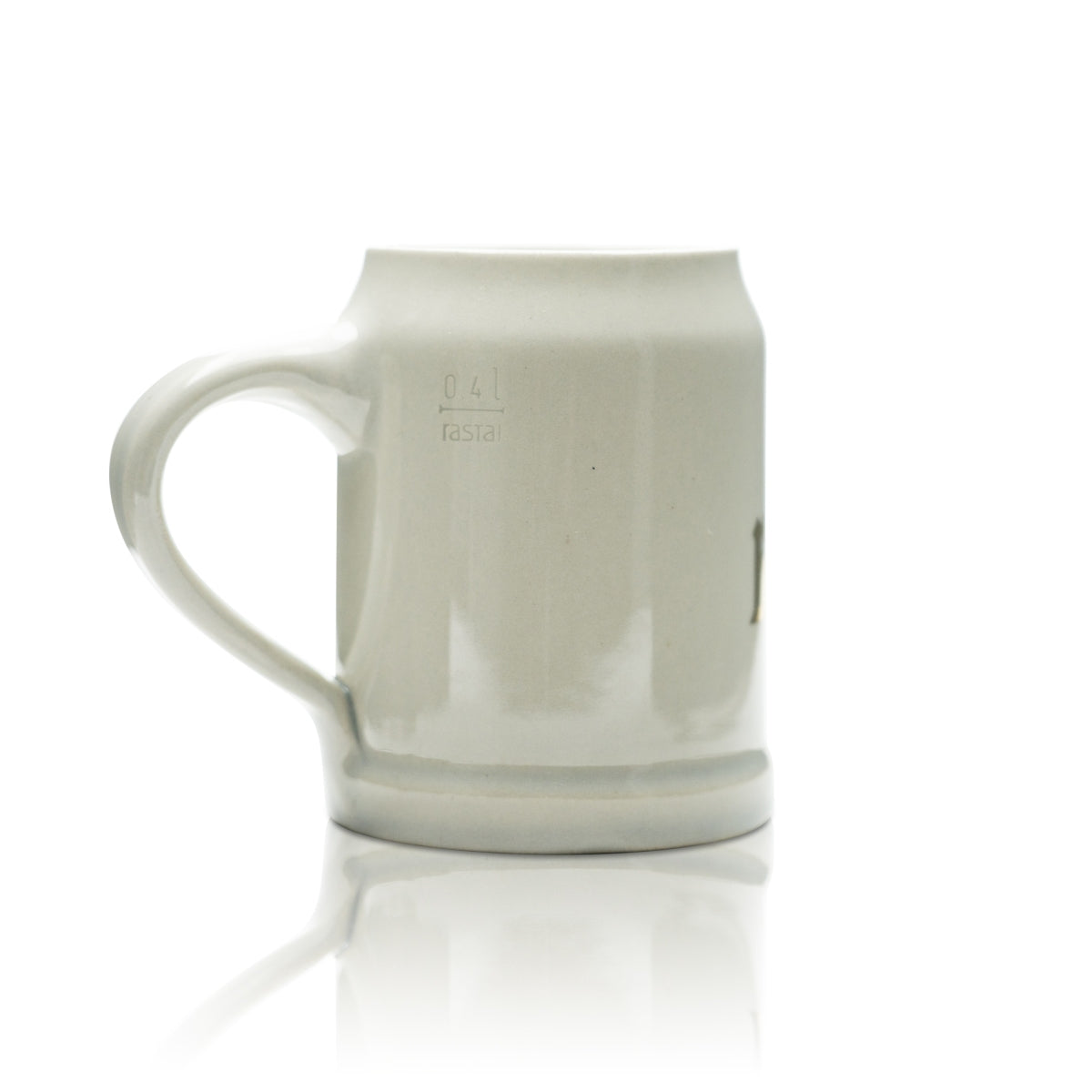 Chope à bière Bitburger 0,4 l Chope en grès Seidel avec anse Verres Chopes en grès Brasserie Beer – Vue 2