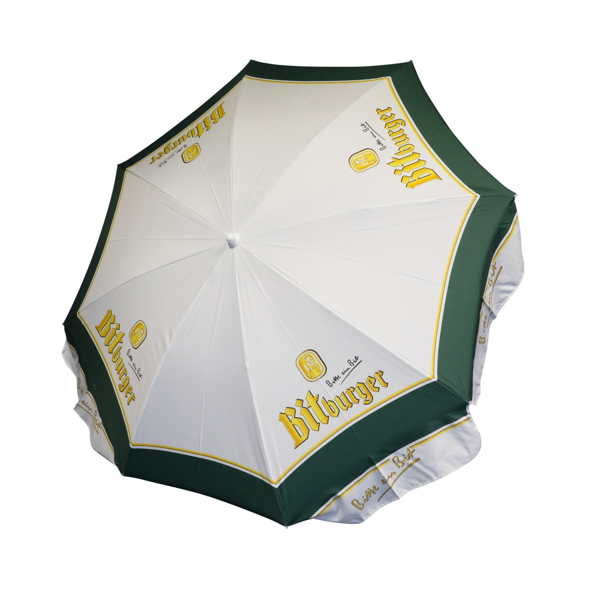 Parasol Bitburger Ø2m Gastro Brasserie Protection contre la pluie Jardin – Vue 2