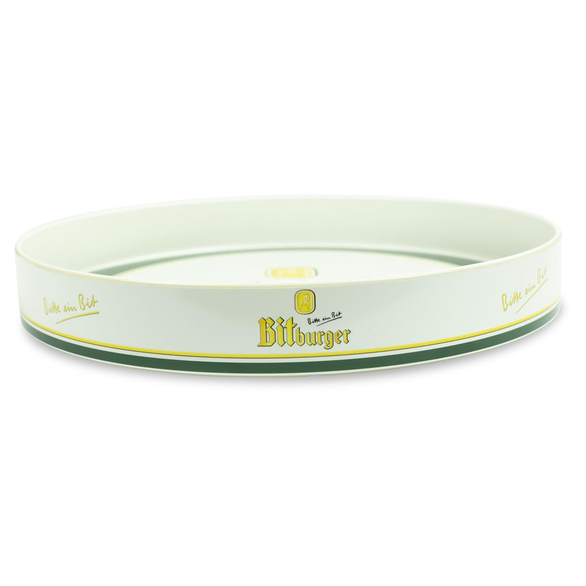 Plateau à bière Bitburger Plateau de service Plateau de serveur blanc antidérapant à rebords hauts – Vue 3