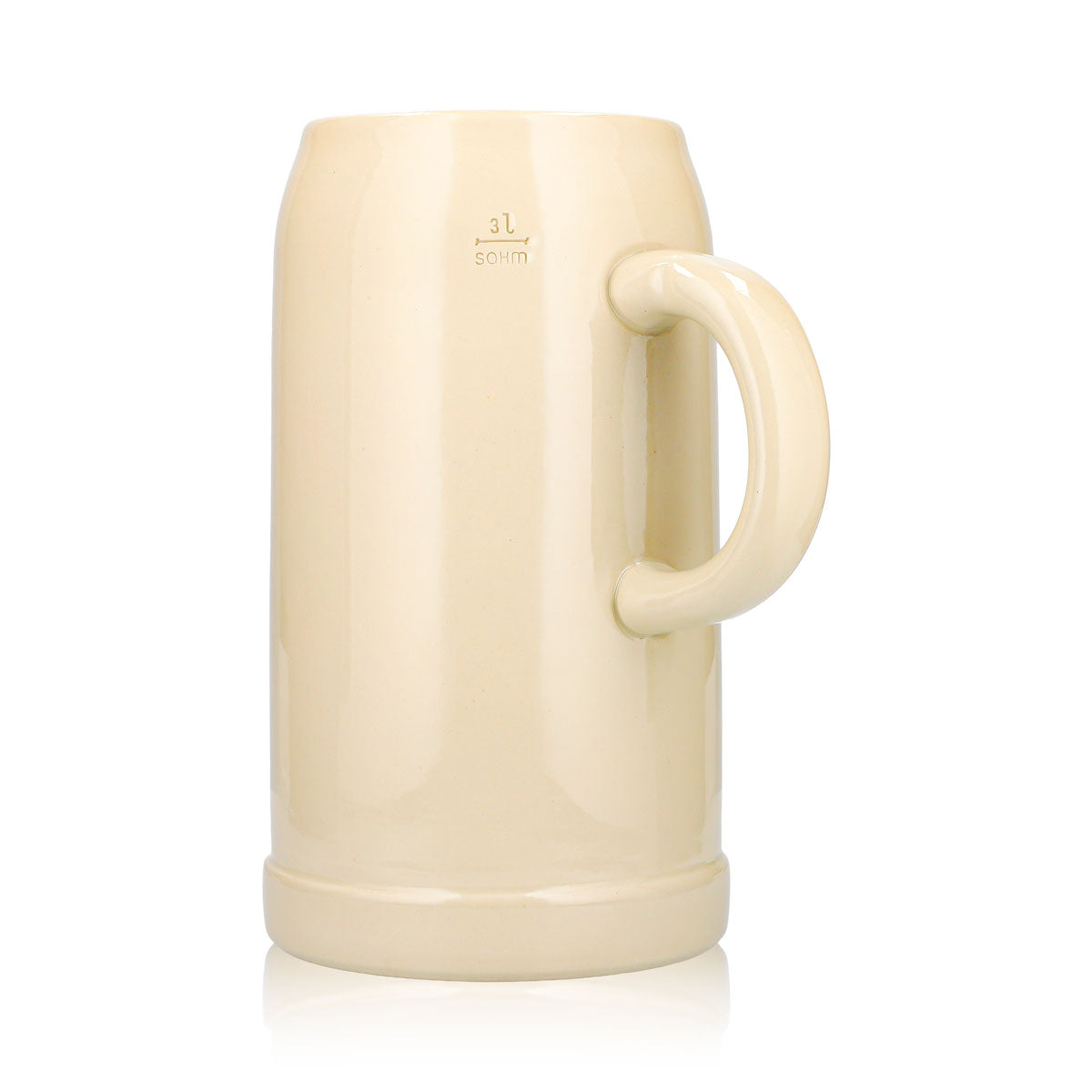 Chope de bière Bitburger 3 l XXXL en faïence, brasserie Seidel – Vue 4