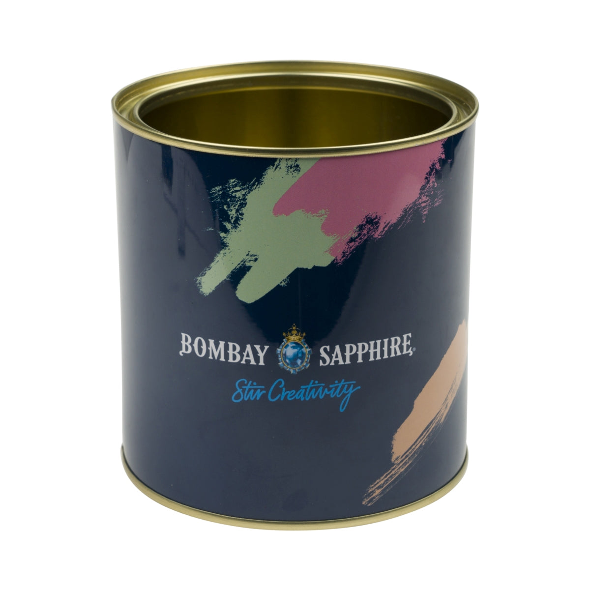 Boîte métallique décorative « Stir Creativity » pour gin Bombay Sapphire, coffret à couverts – Vue 3