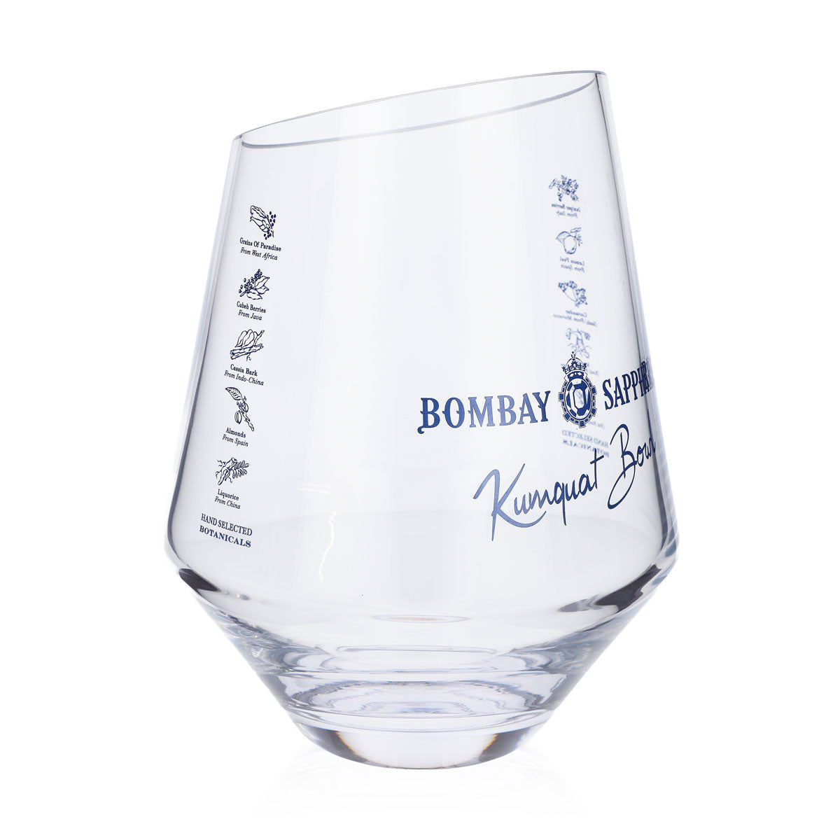 Refroidisseur de bouteille en verre véritable Bombay Sapphire Gin, bol en forme de kumquat Zwiesel, fait main, 3,6 l – Vue 2