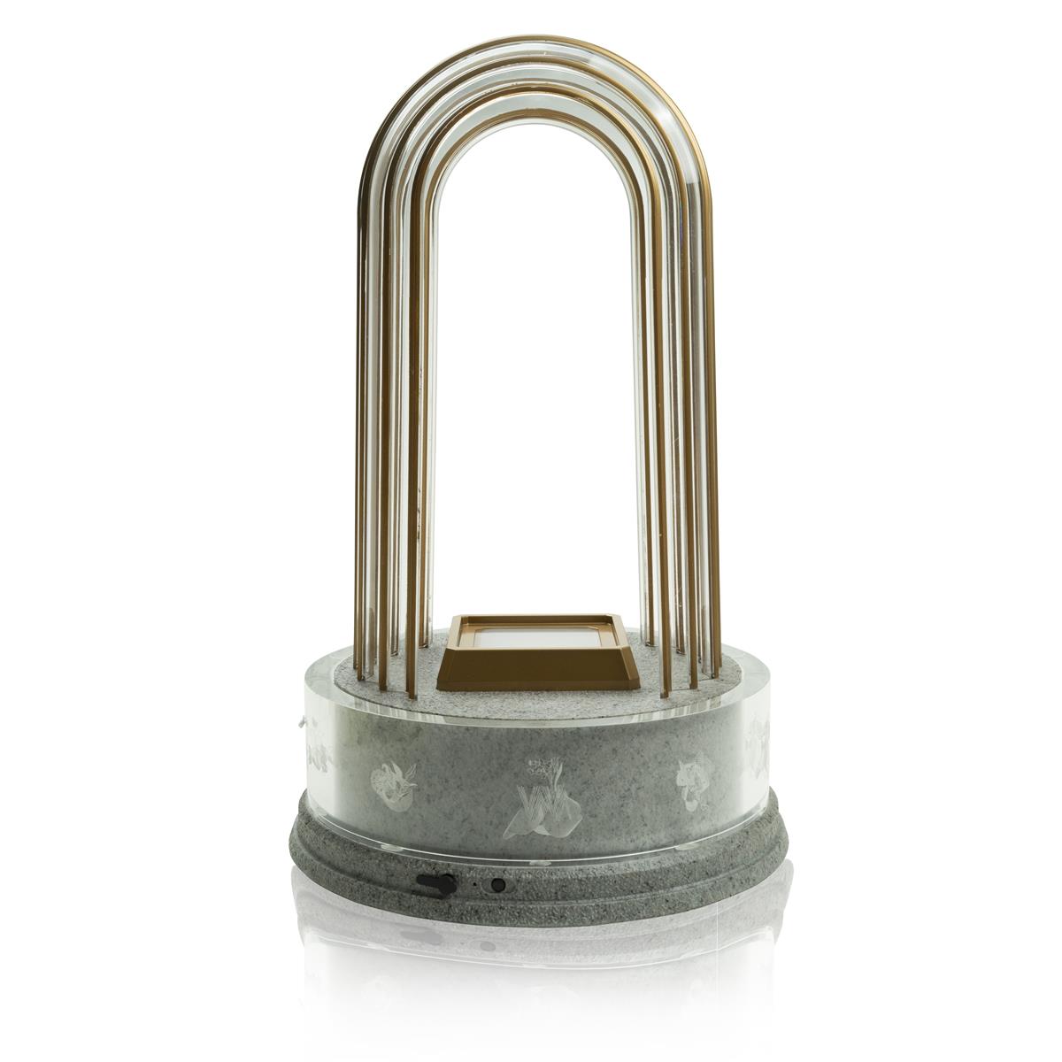 Bombay Sapphire Gin Enseigne lumineuse LED Glorifier Cage Présentateur Bouteille de 0,7 l – Vue 3