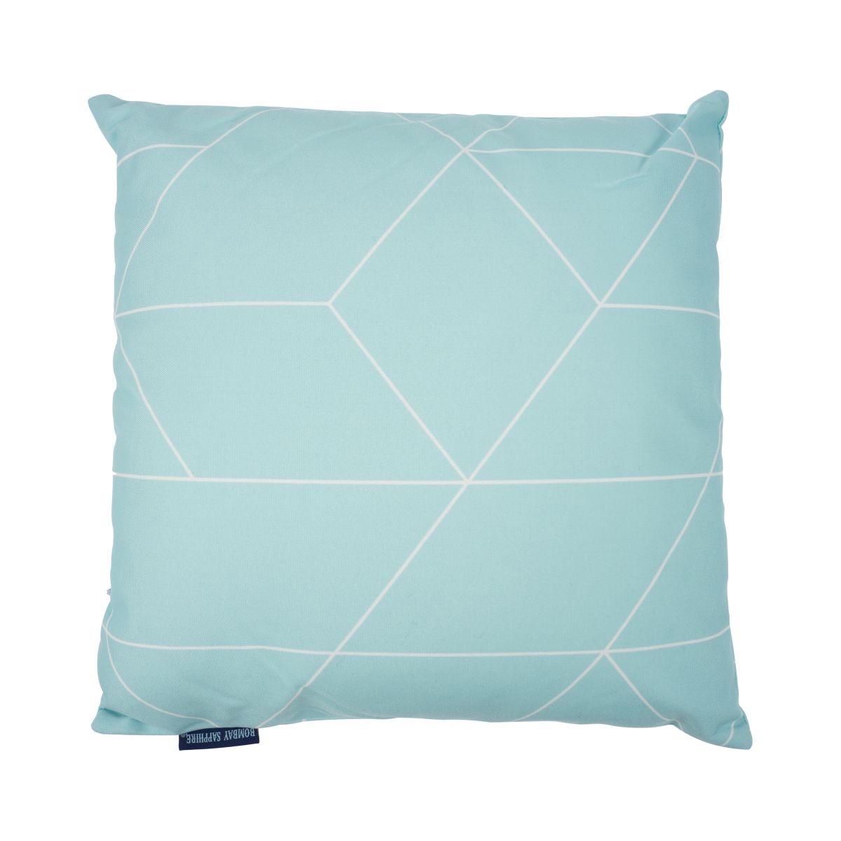 Coussin Bombay Sapphire 40 x 40 cm Coussin réversible Bleu clair Décoration d'extérieur Canapé – Vue 2