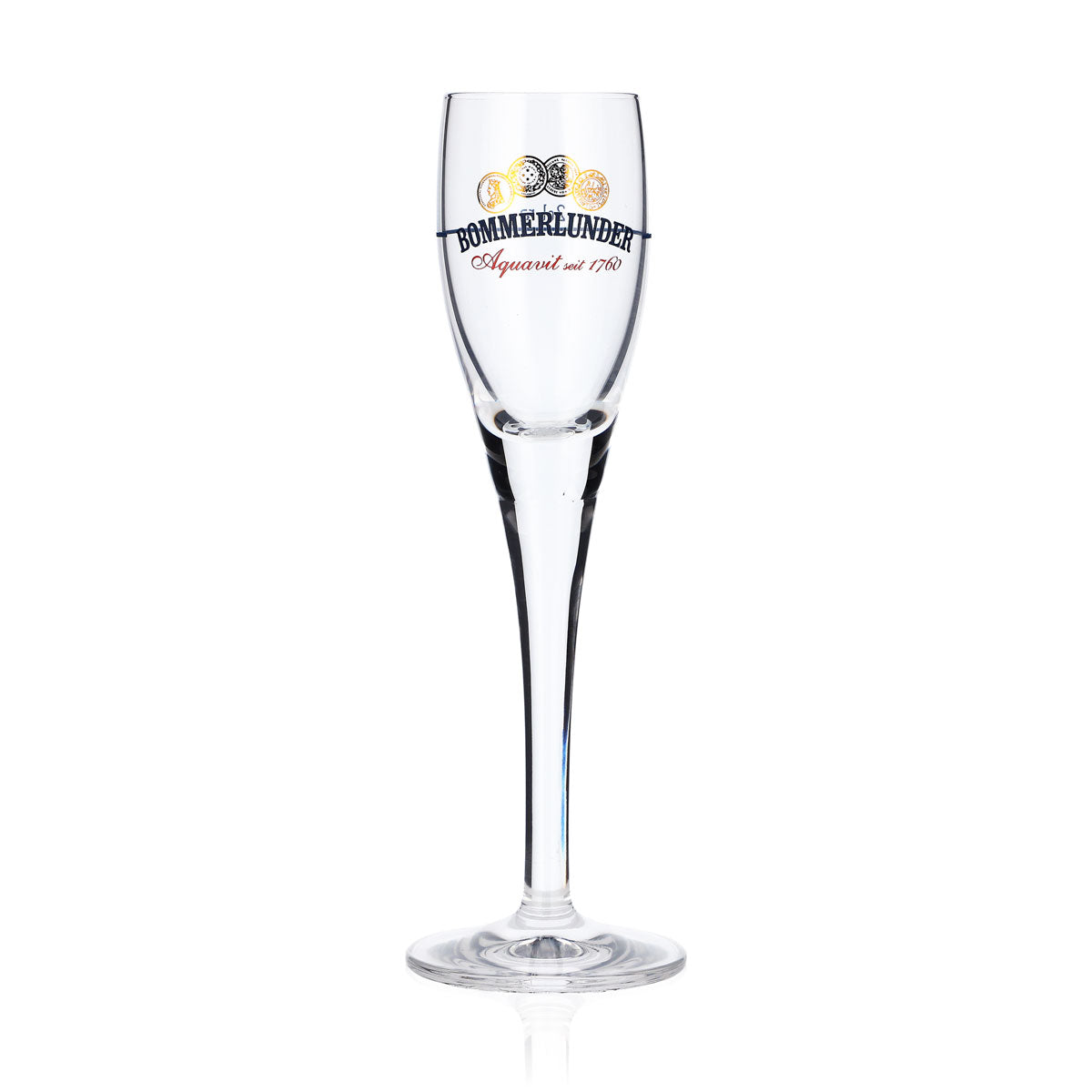 Liqueur Bommerlunder Verre à shot 2 cl Verre à pied Aquavit depuis 1760 Rastal