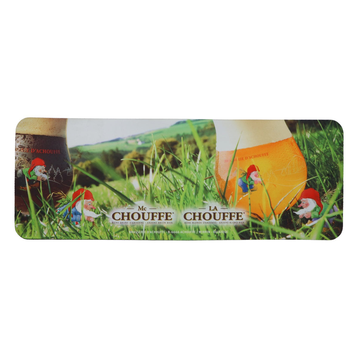 Brasserie D'Achouffe Sous-verre à bière Tapis égouttoir en caoutchouc  Accessoires de bar