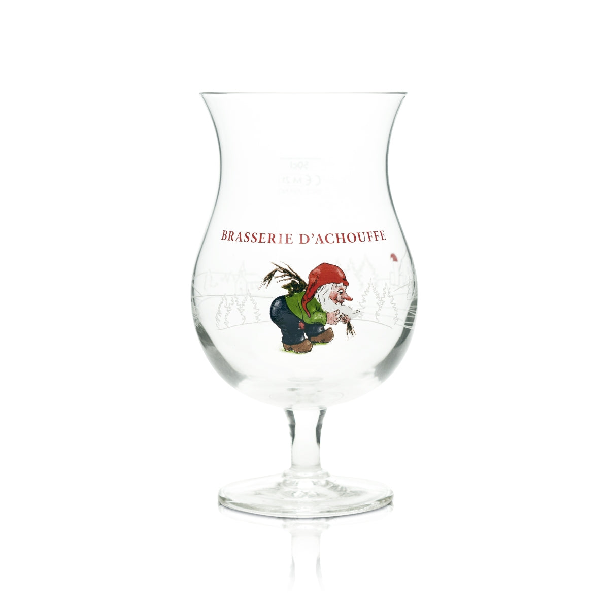 6 verres à bière Brasserie D'Achouffe 0,5 l, forme pinte, bière artisanale, nain, Belgique – Vue 2
